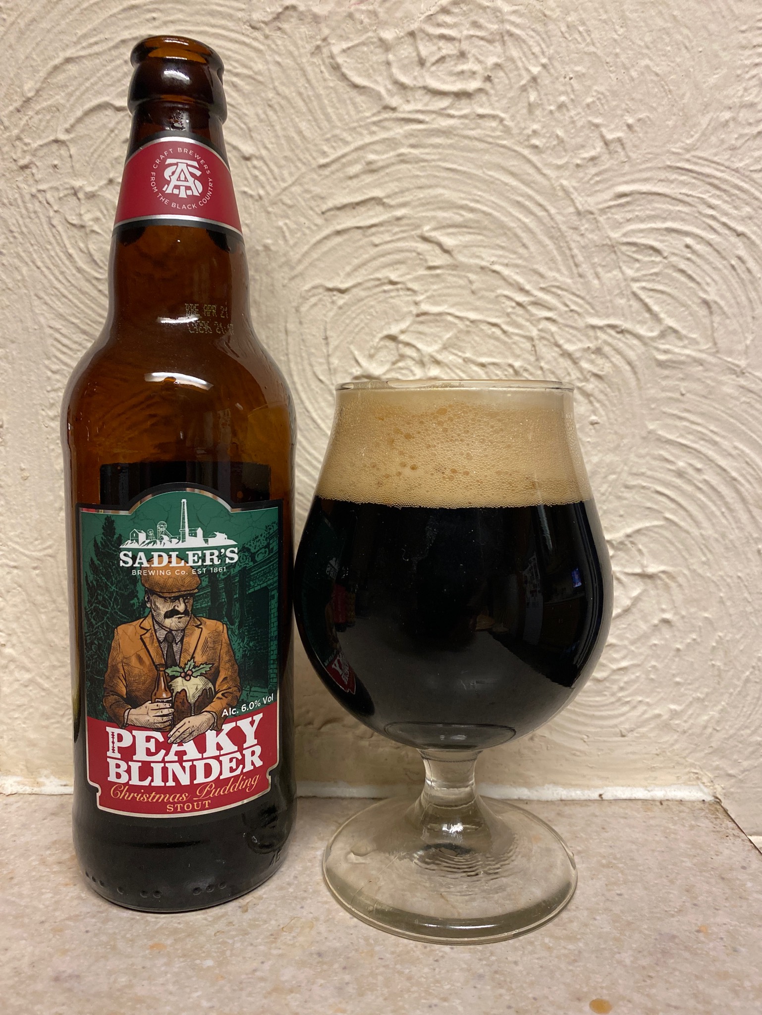 Peaky Blinder Christmas Pudding Stout, England