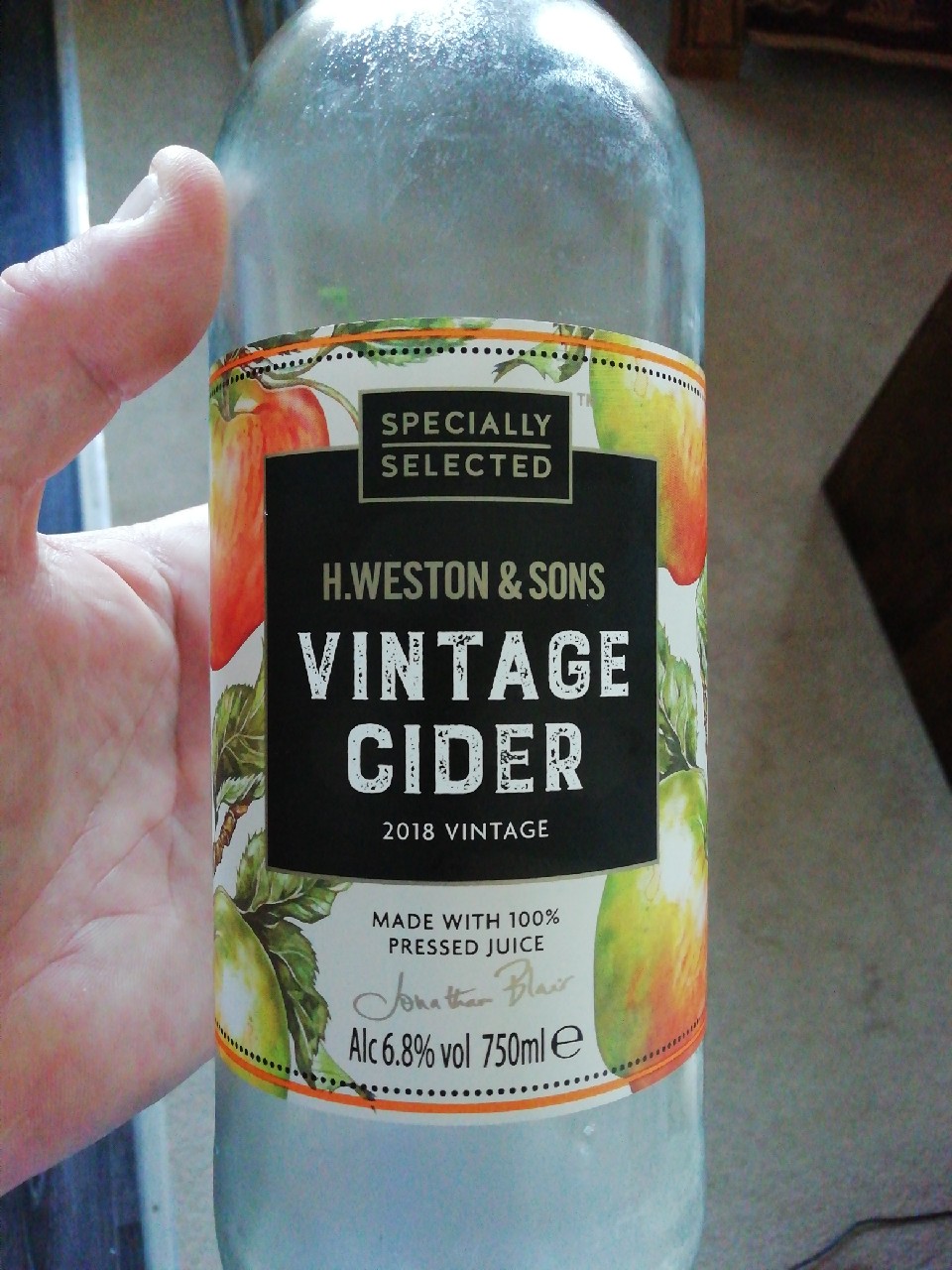 Premium Vintage Cider, England