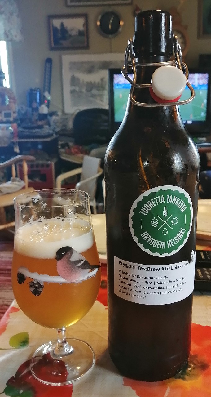 Test Brew #010: Loikka Dry Hopped Lager, Finland