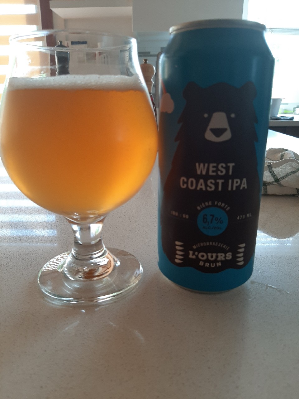L'Ours Brun West Coast IPA, Canada