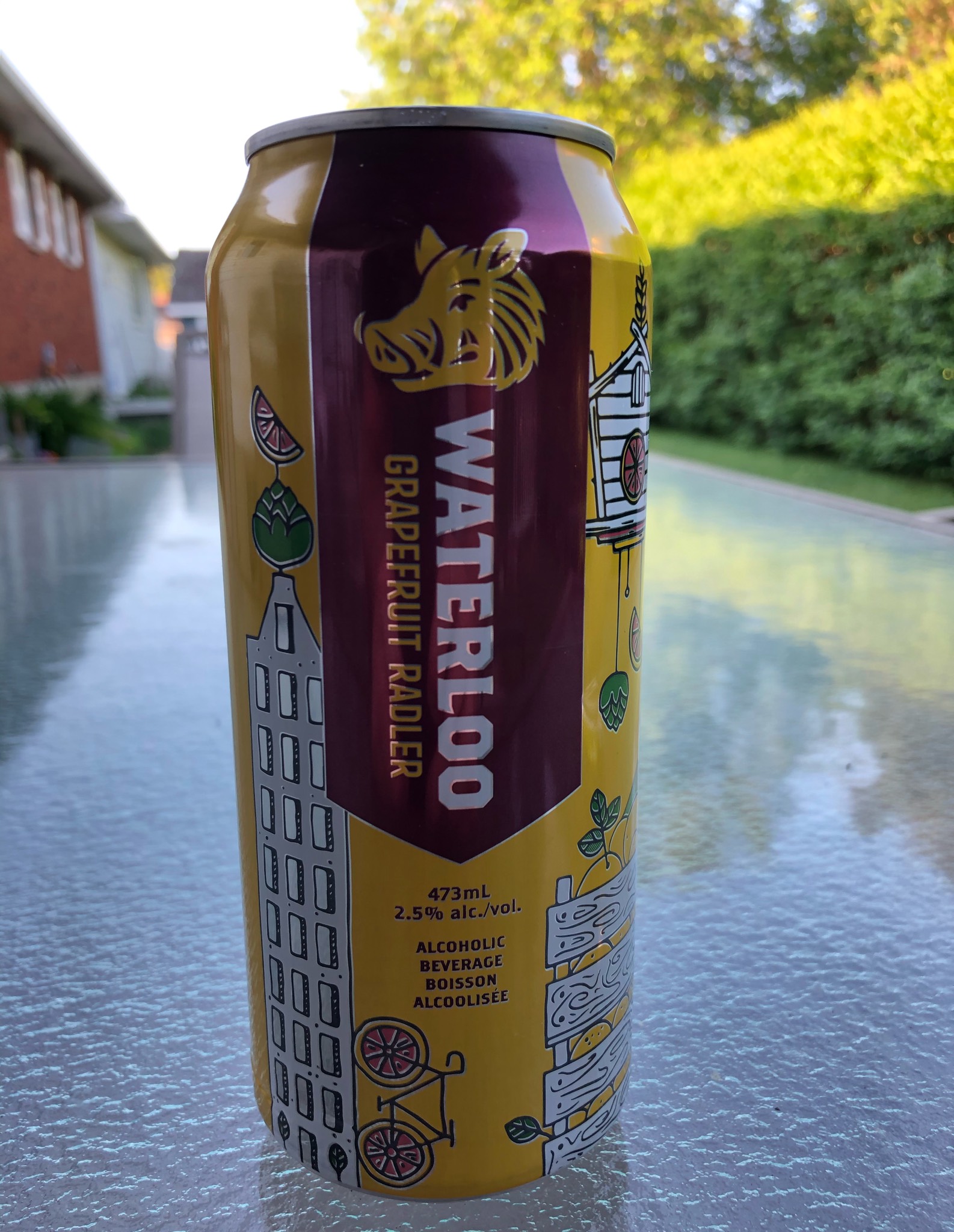 Waterloo Grapefruit Radler, Canada