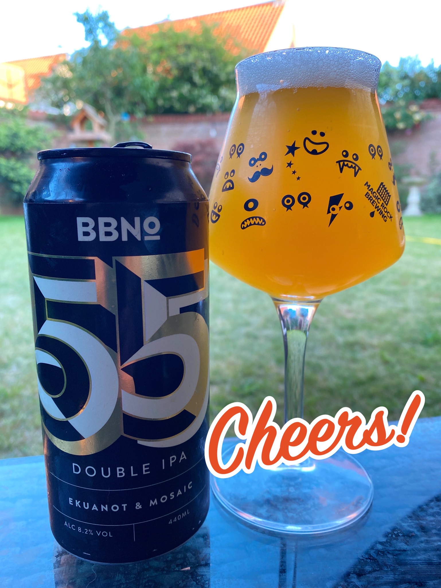 55 Double IPA - Ekuanot & Mosaic, England