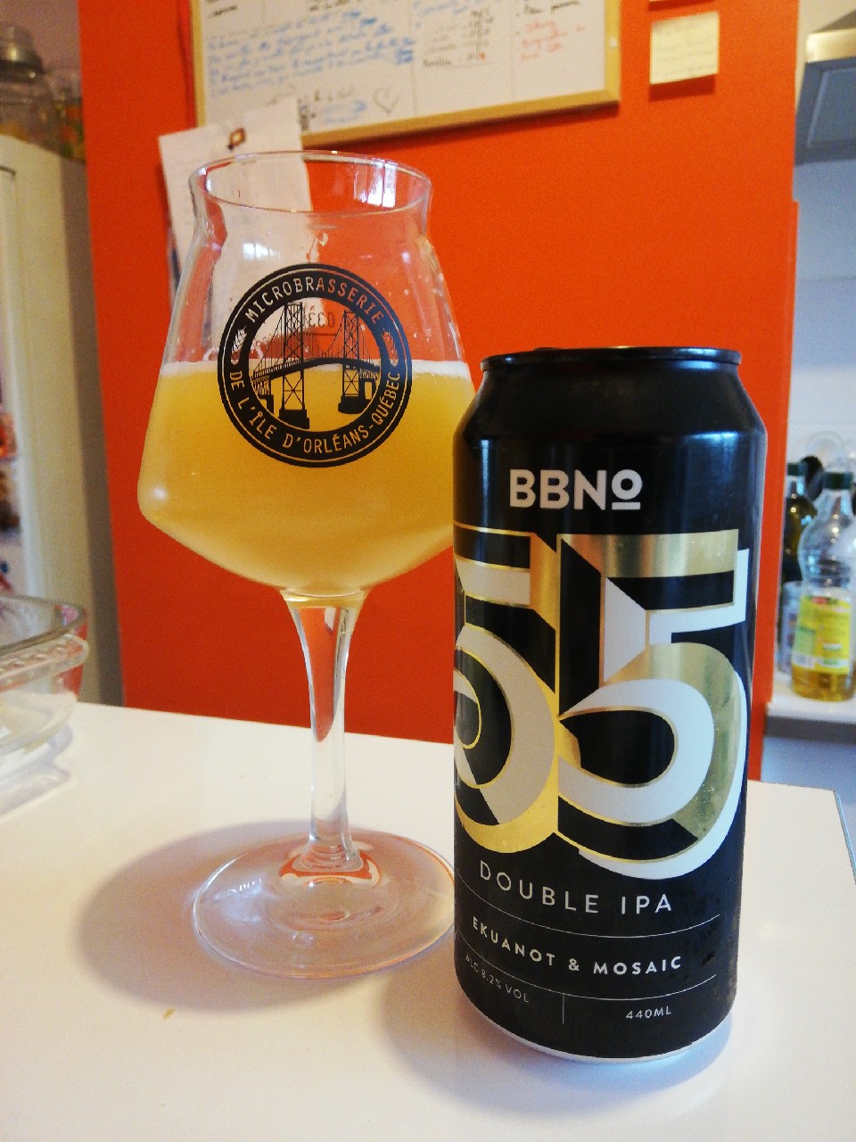 55 Double IPA - Ekuanot & Mosaic, England