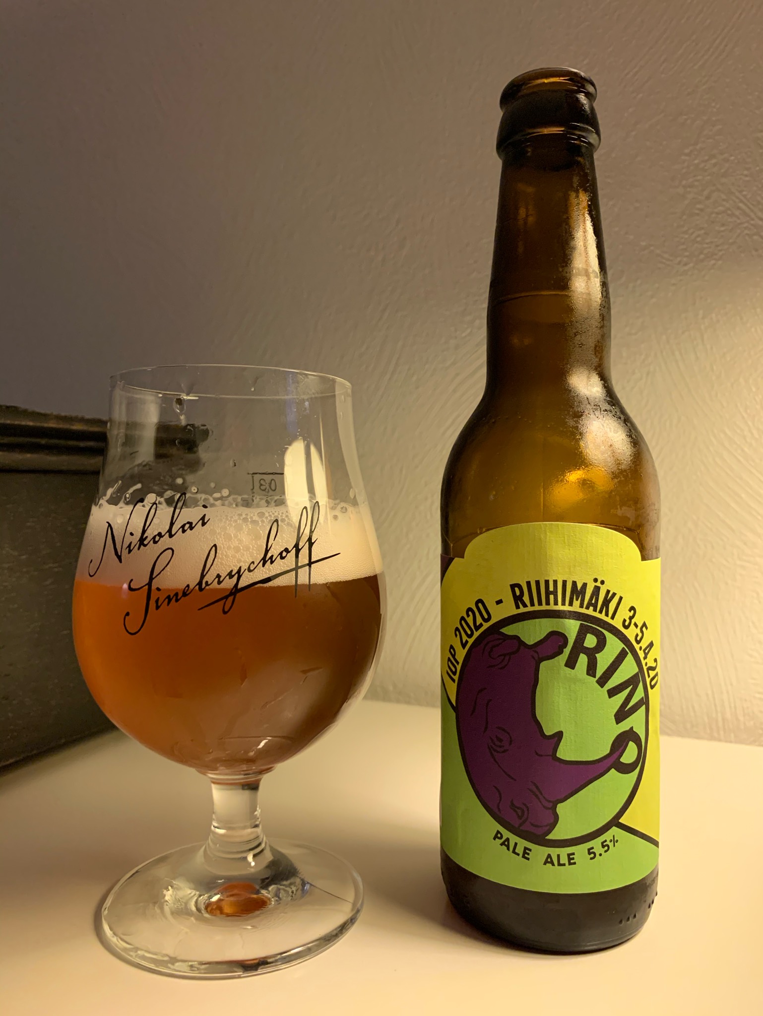IOP 2020 - Riihimäki 3.-5.4.20 RINO Pale Ale, Finland