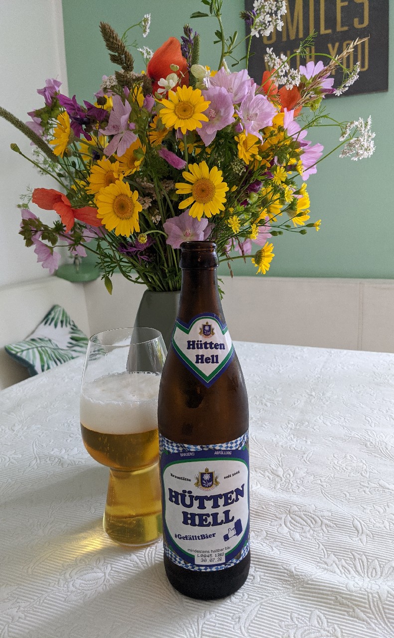 Hütten helle fränkische Hefe Weisse, Germany