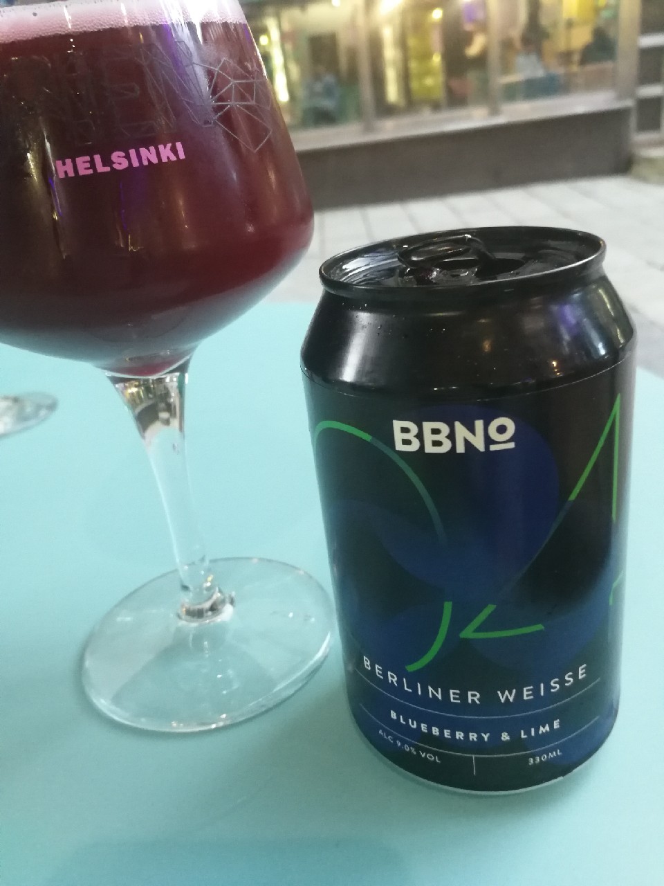 04 Berliner Weisse - Blueberry & Lime, England