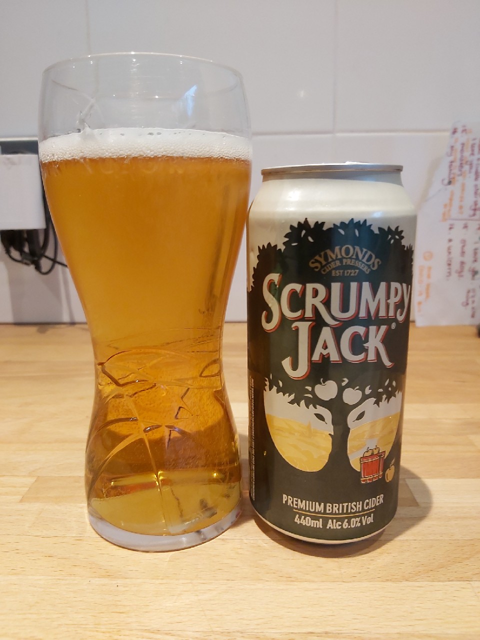 Scrumpy Jack 6.0 Bulmers Cider Pint Please