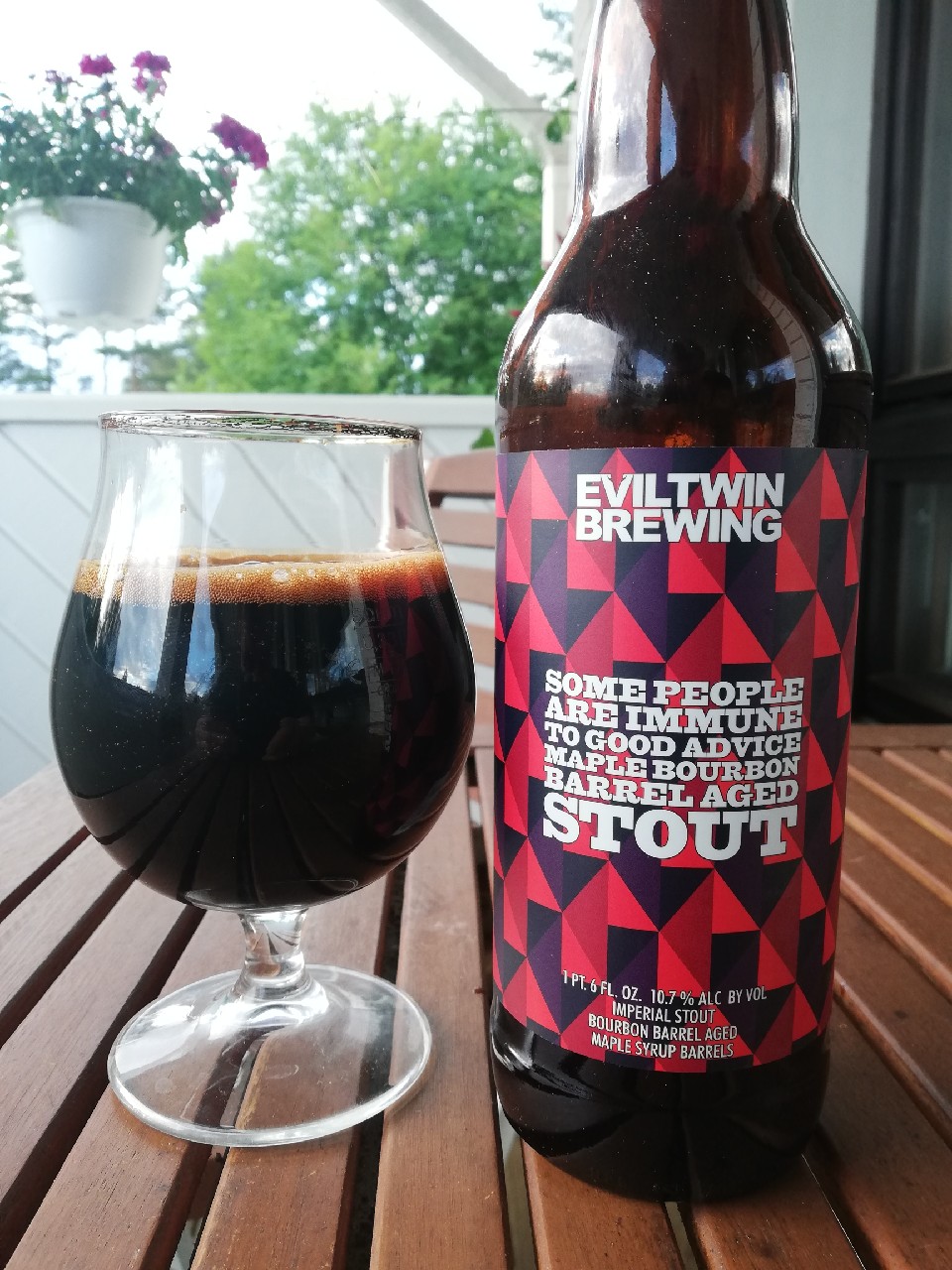 Some People Are Immune To Good Advice Maple Bourbon Barrel Aged Stout, United States