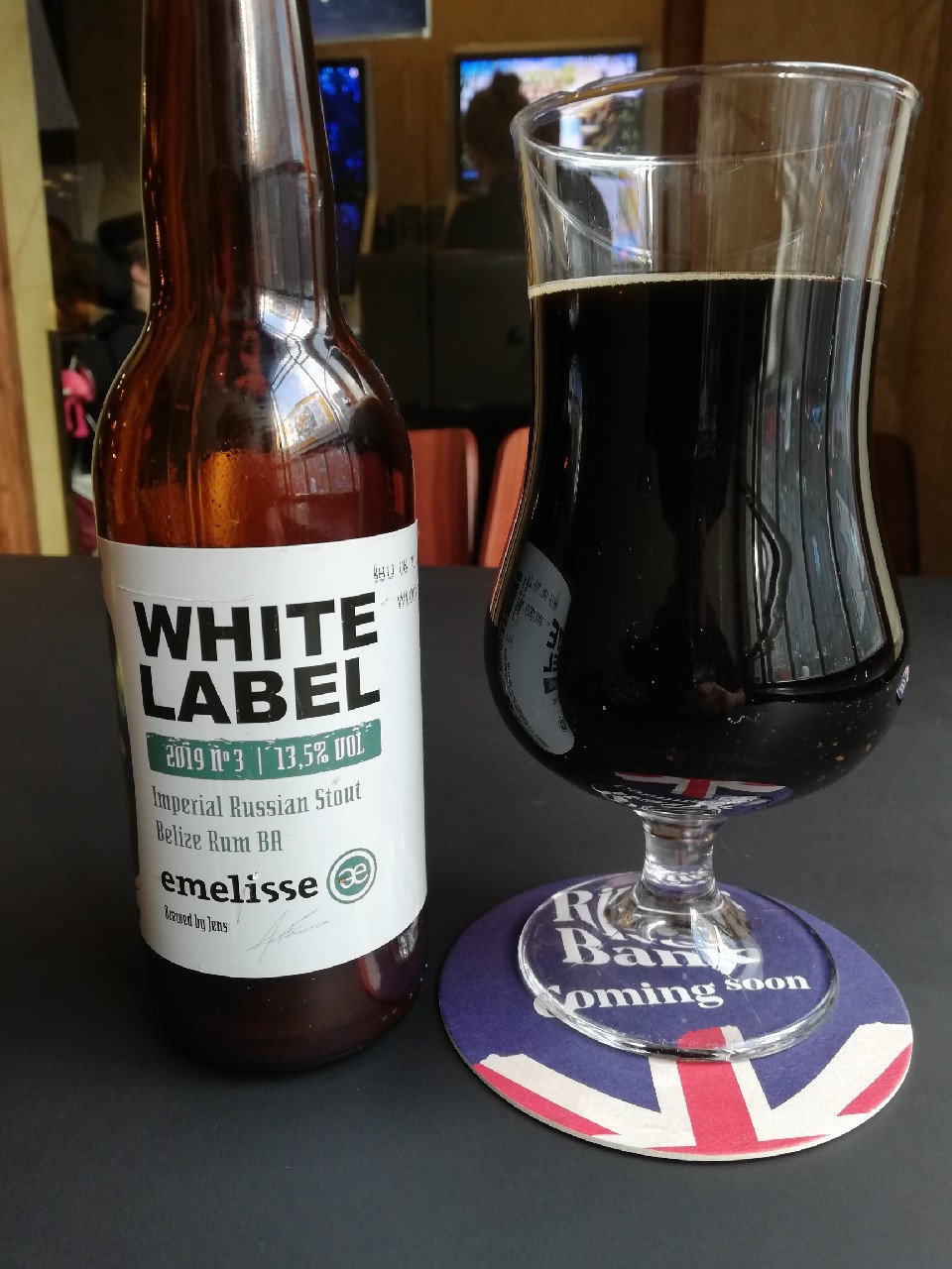 White Label 2019 N°3 Imperial Russian Stout Belize Rum, Netherlands