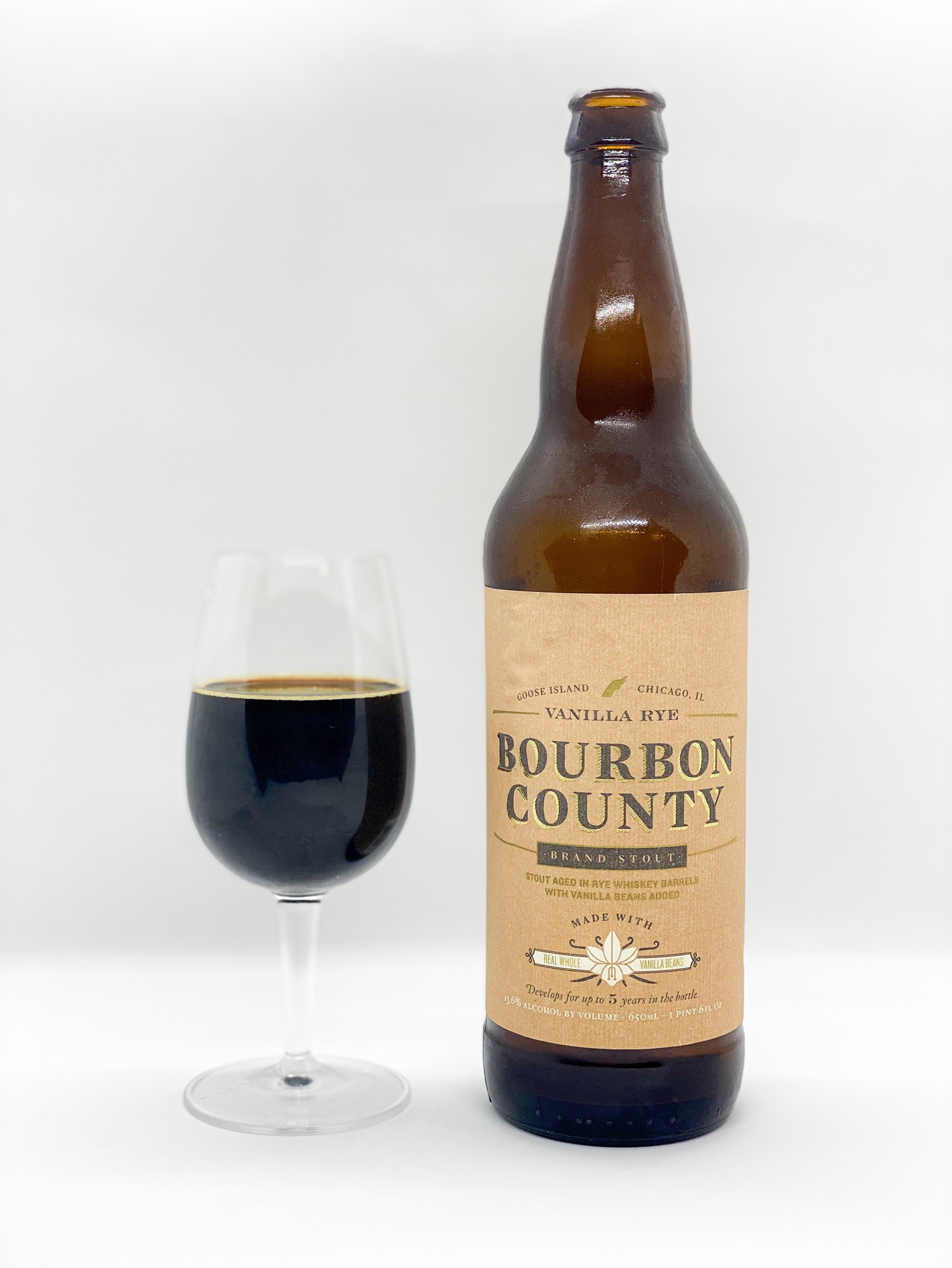 Bourbon County Brand Stout Vanilla Rye (2014), United States