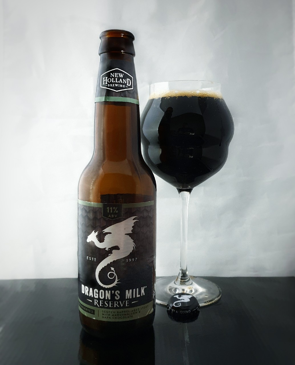 Dragon's Milk Reserve: Scotch Barrel-Aged Stout With Marshmallow & Dark Chocolate (2/2020), United States