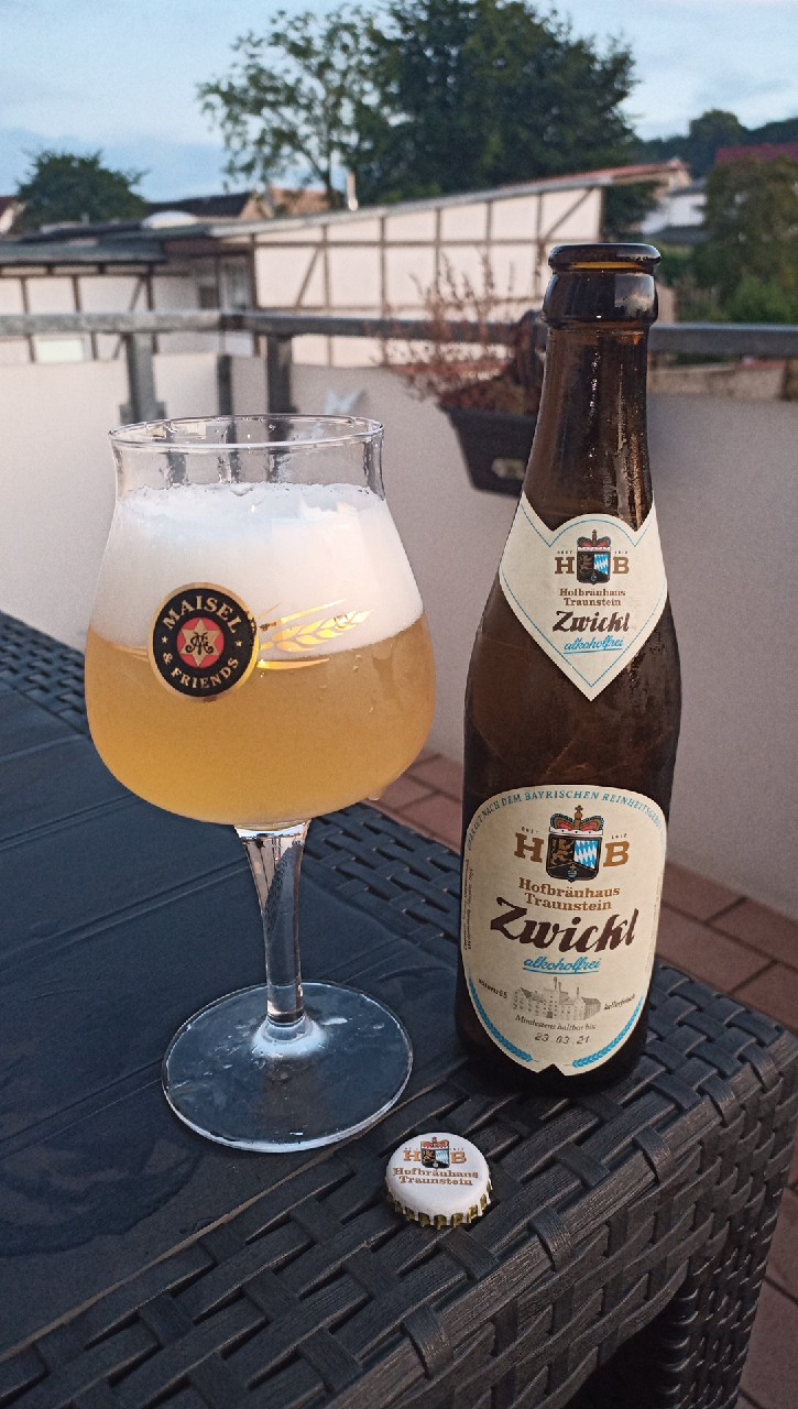 Hofbräuhaus Traunstein Zwickl Alkoholfrei, Germany