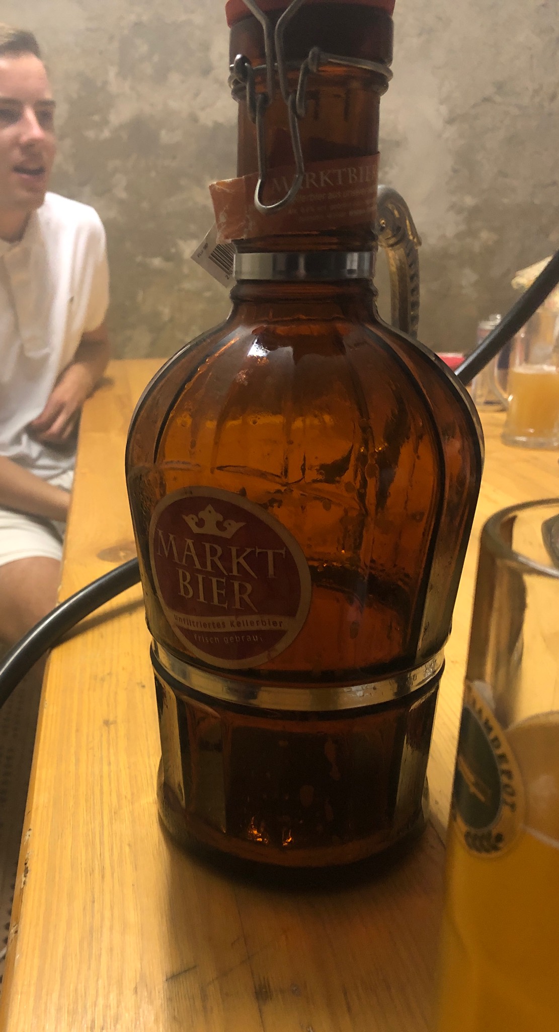 Marktbier Unfiltriertes Kellerbier, Hieber's Hausbrauerei Marktbier