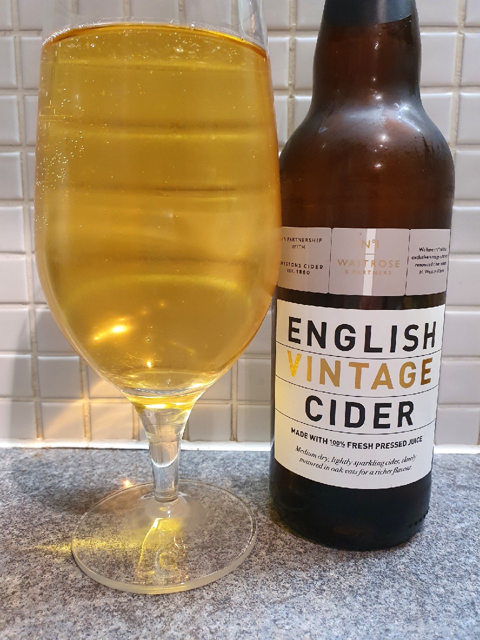 English Vintage Cider 2019, England