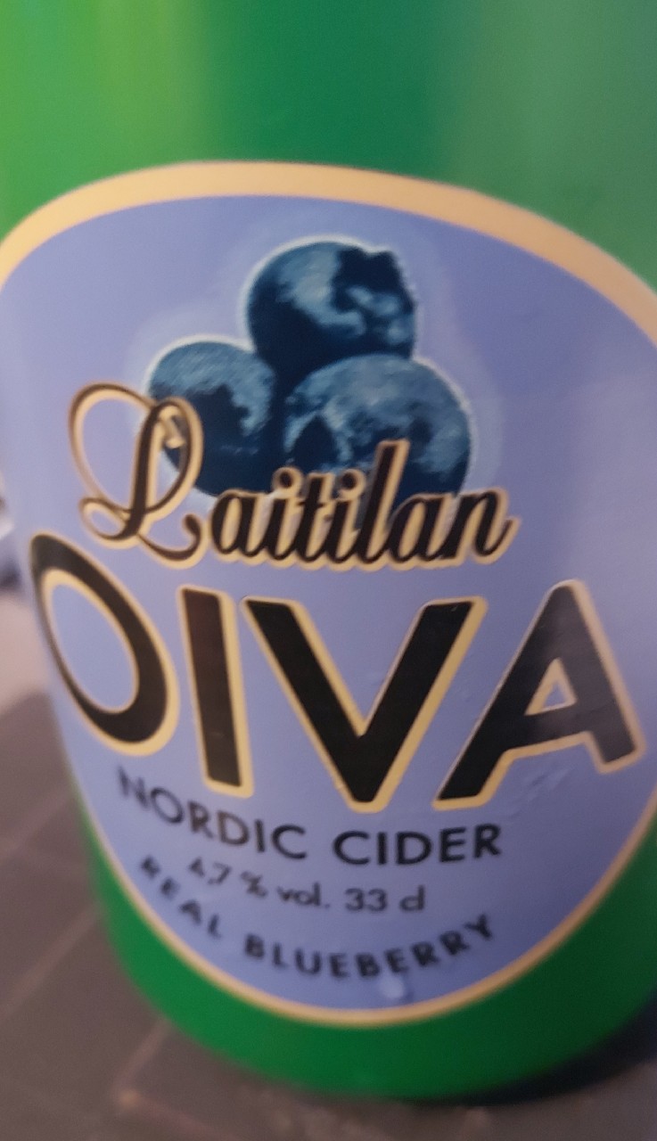 Oiva Real Blueberry Nordic Cider 4,7%, Finland