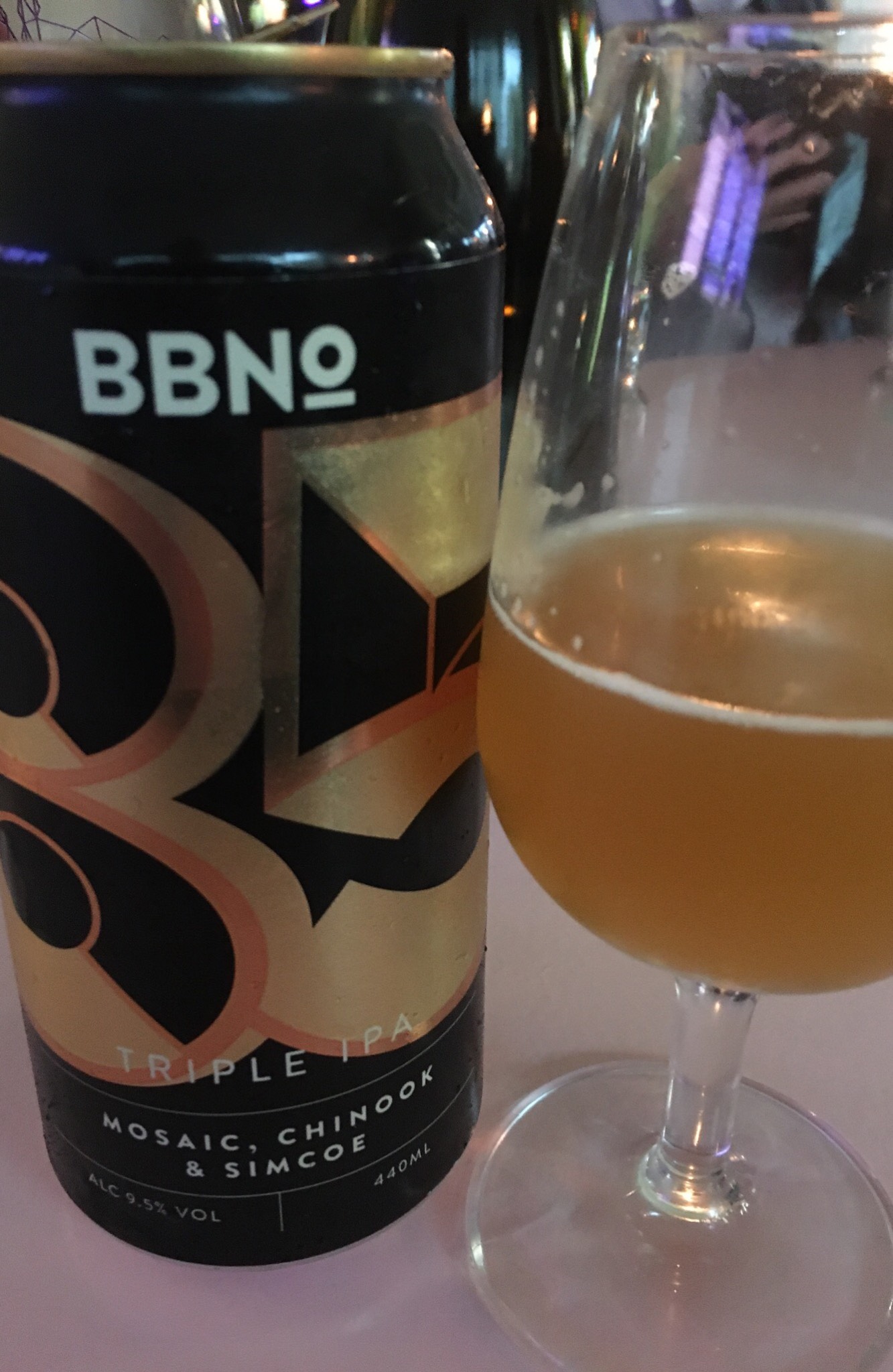 85 Triple IPA - Mosaic, Chinook & Simcoe, England