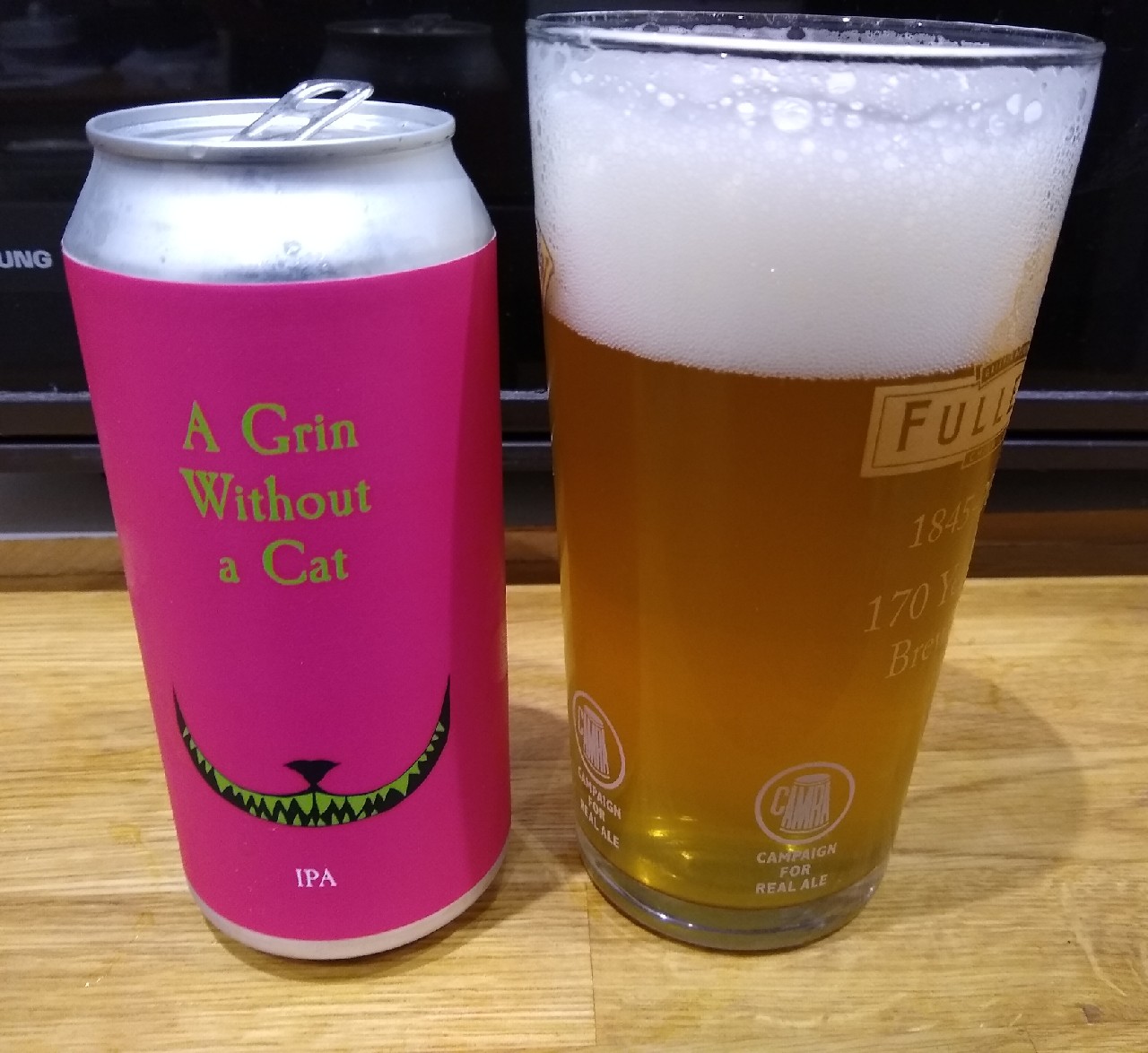 A Grin Without a Cat, England