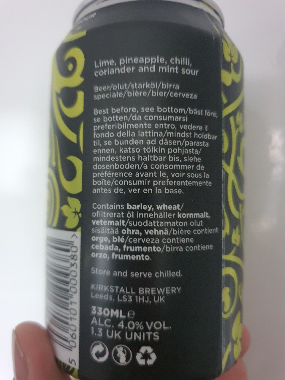 Verdita Sour, England