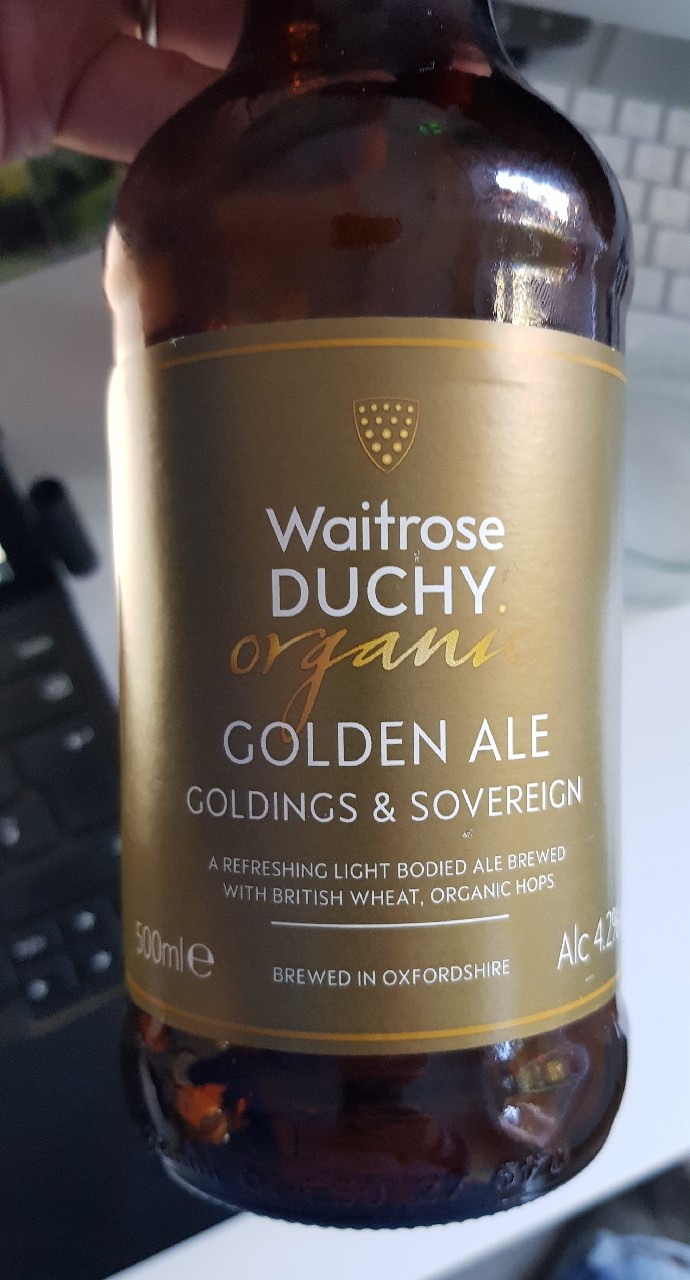 Duchy Organic Golden Ale, England