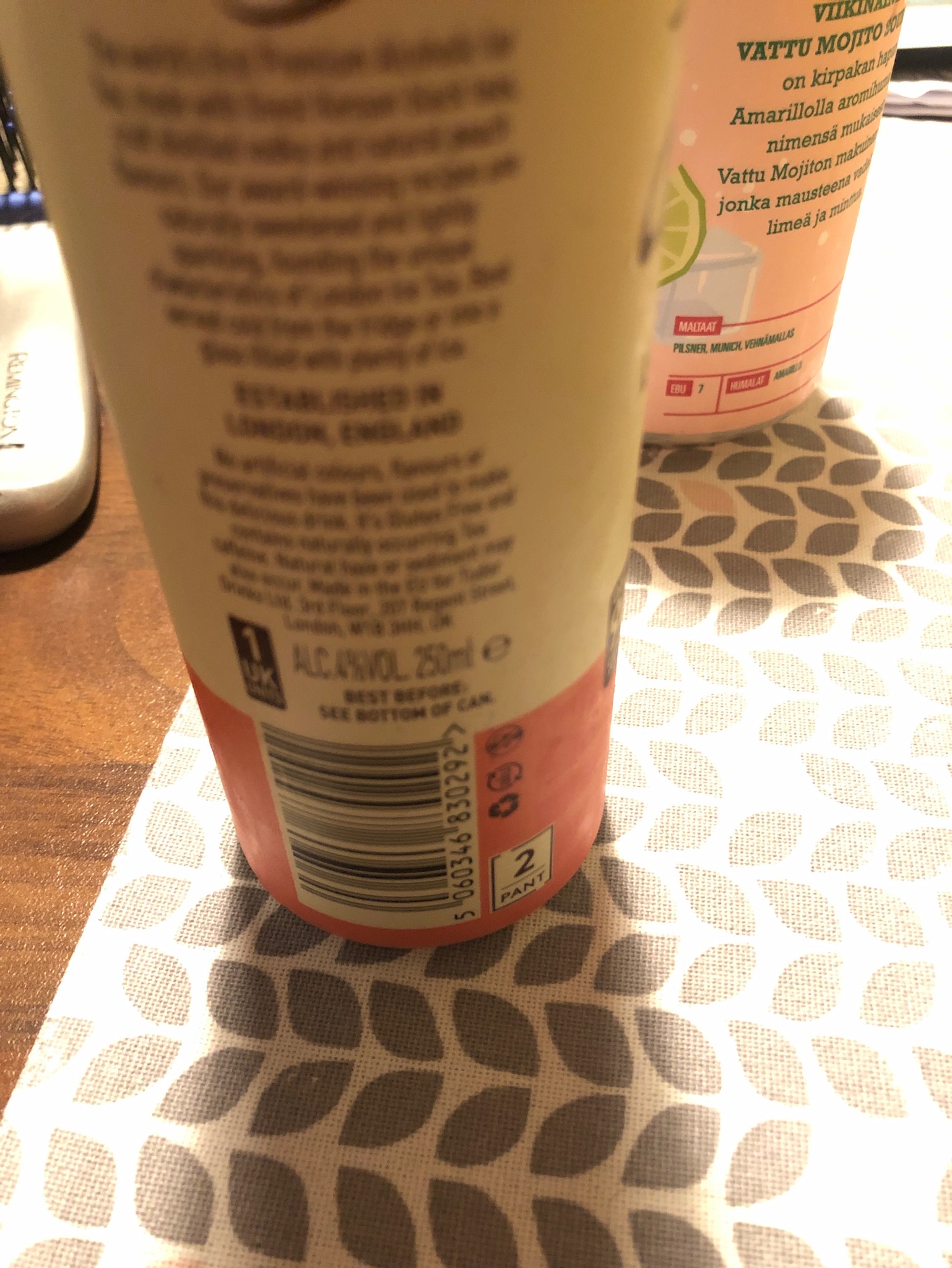 Harry Brompton's London Ice Tea with Vodka Skinny Peach, Wales