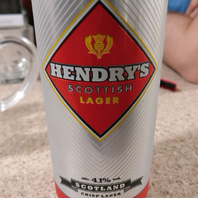 Hendry's Scottish Lager, England