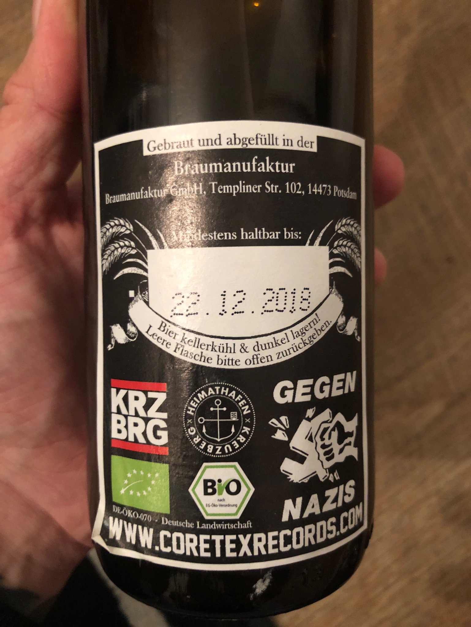 Core Tex Bier, Germany