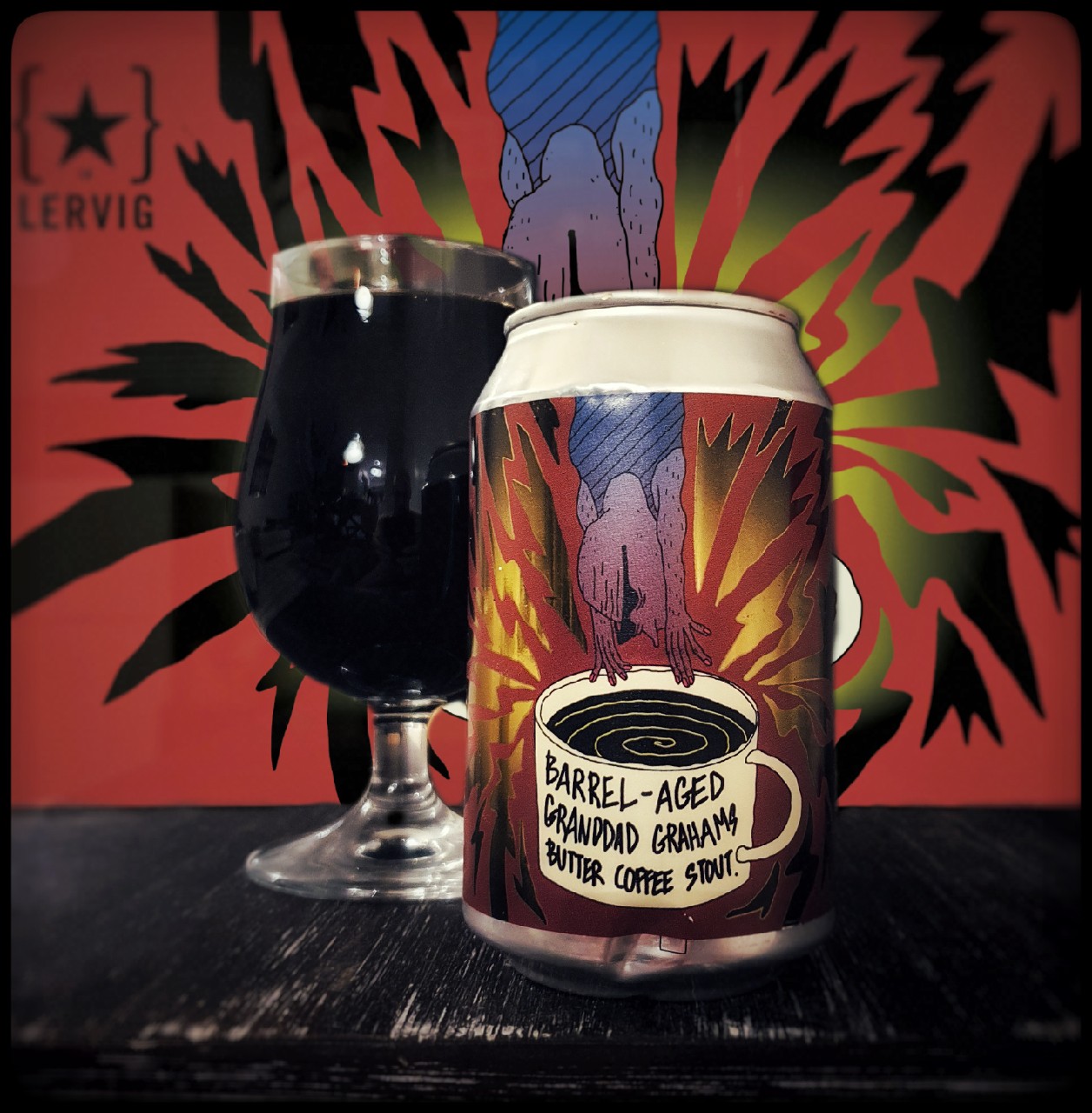 Barrel-Aged Granddad Grahams Butter Coffee Stout, Norway