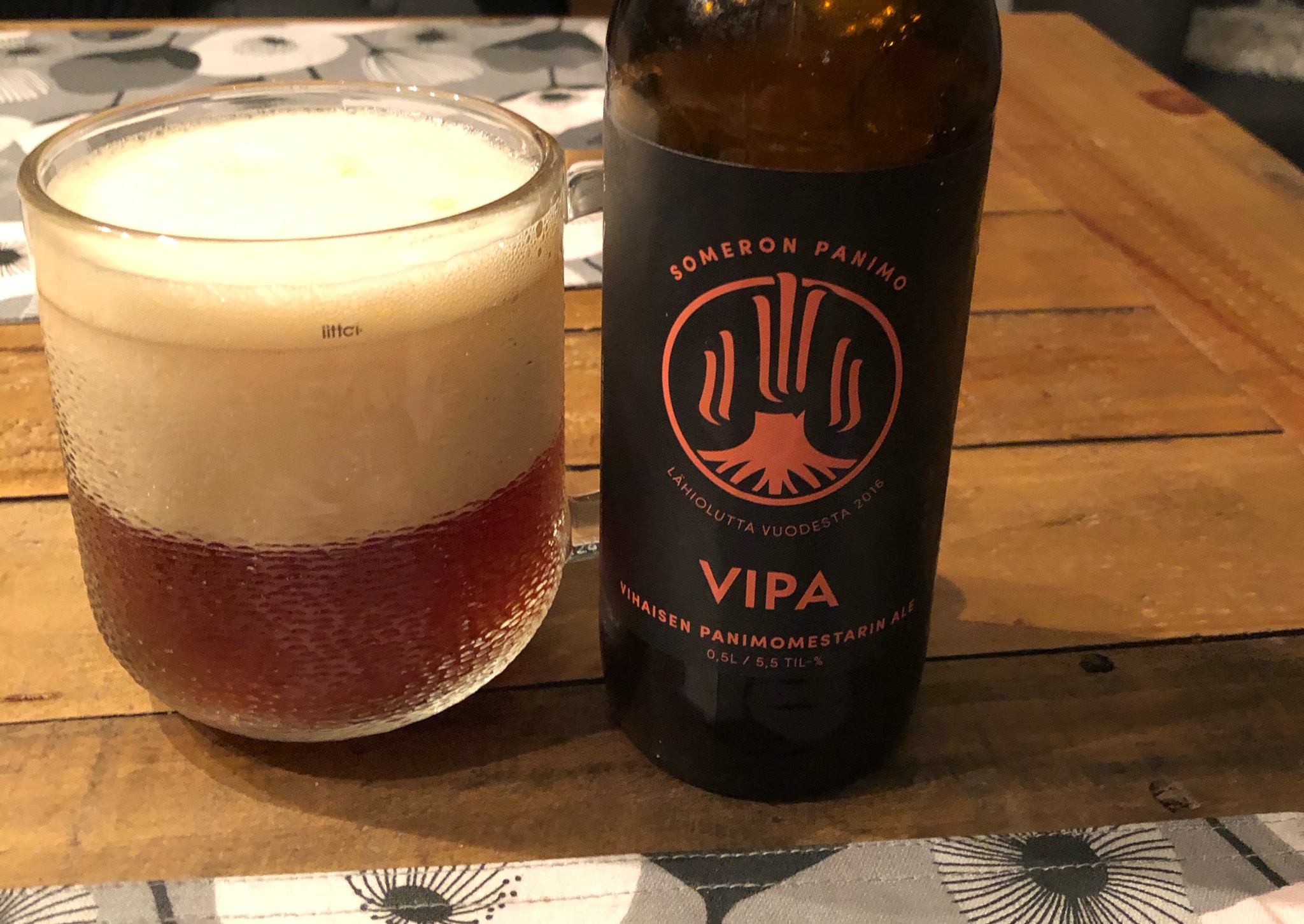 VIPA Vihaisen Panimomestarin Ale 5.5 %, Finland