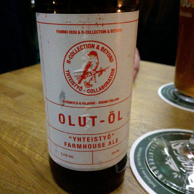 Hiisi X R-Collection & Beyond "Yhteistyö" Farmhouse Ale, Finland