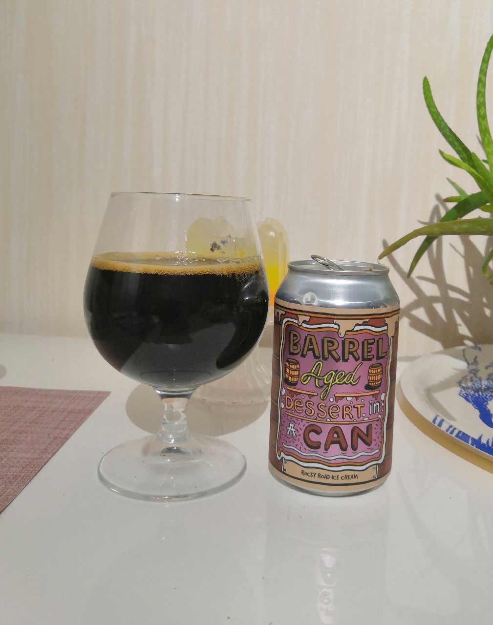 Barrel Aged Dessert In A Can - Rocky Road Ice Cream, Norway