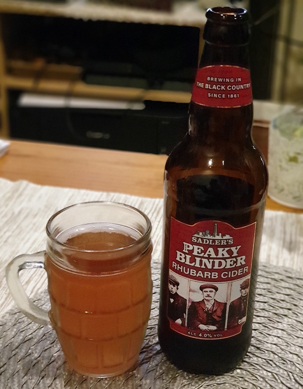 Peaky Blinder Rhubarb Cider, England