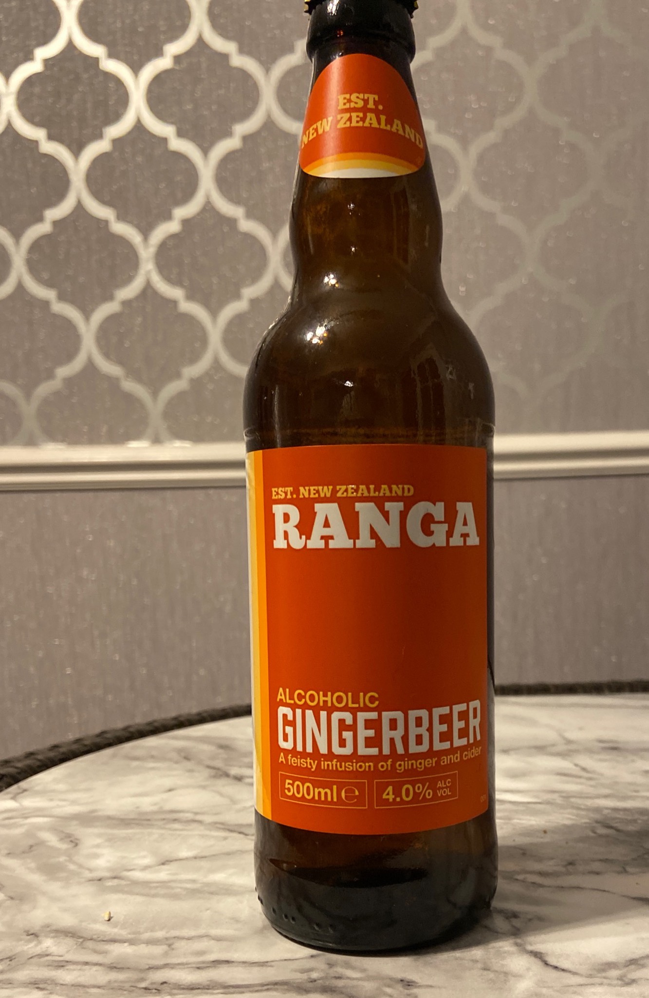 Ranga Alcoholic Gingerbeer, England