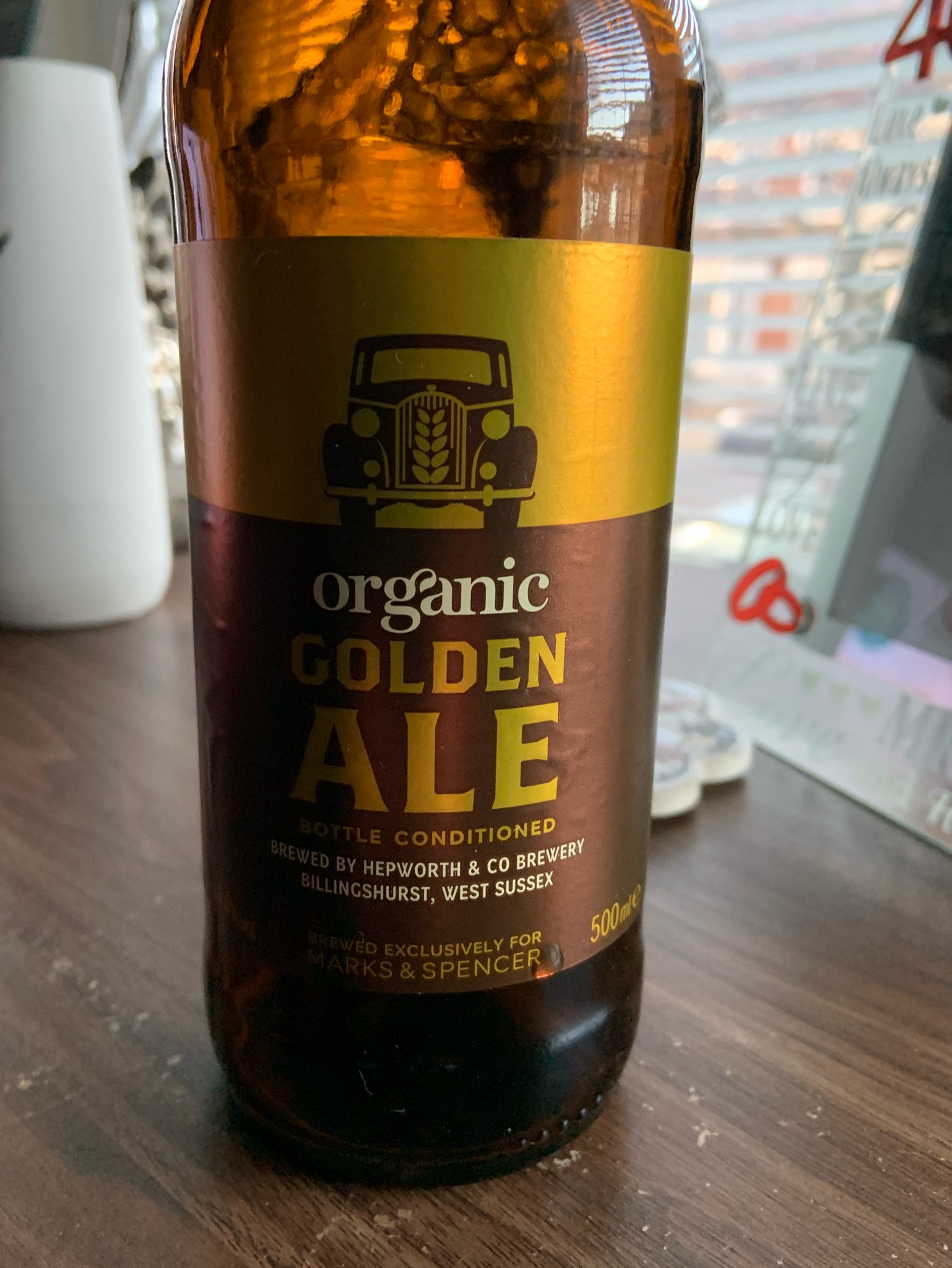 Organic Golden Ale, England