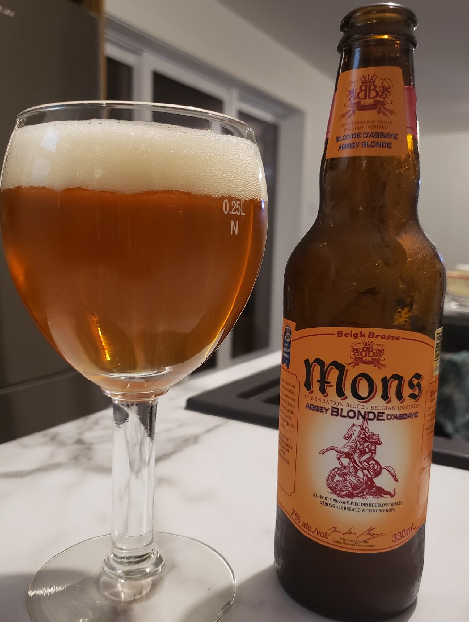 Mons Blonde d'Abbaye, Canada