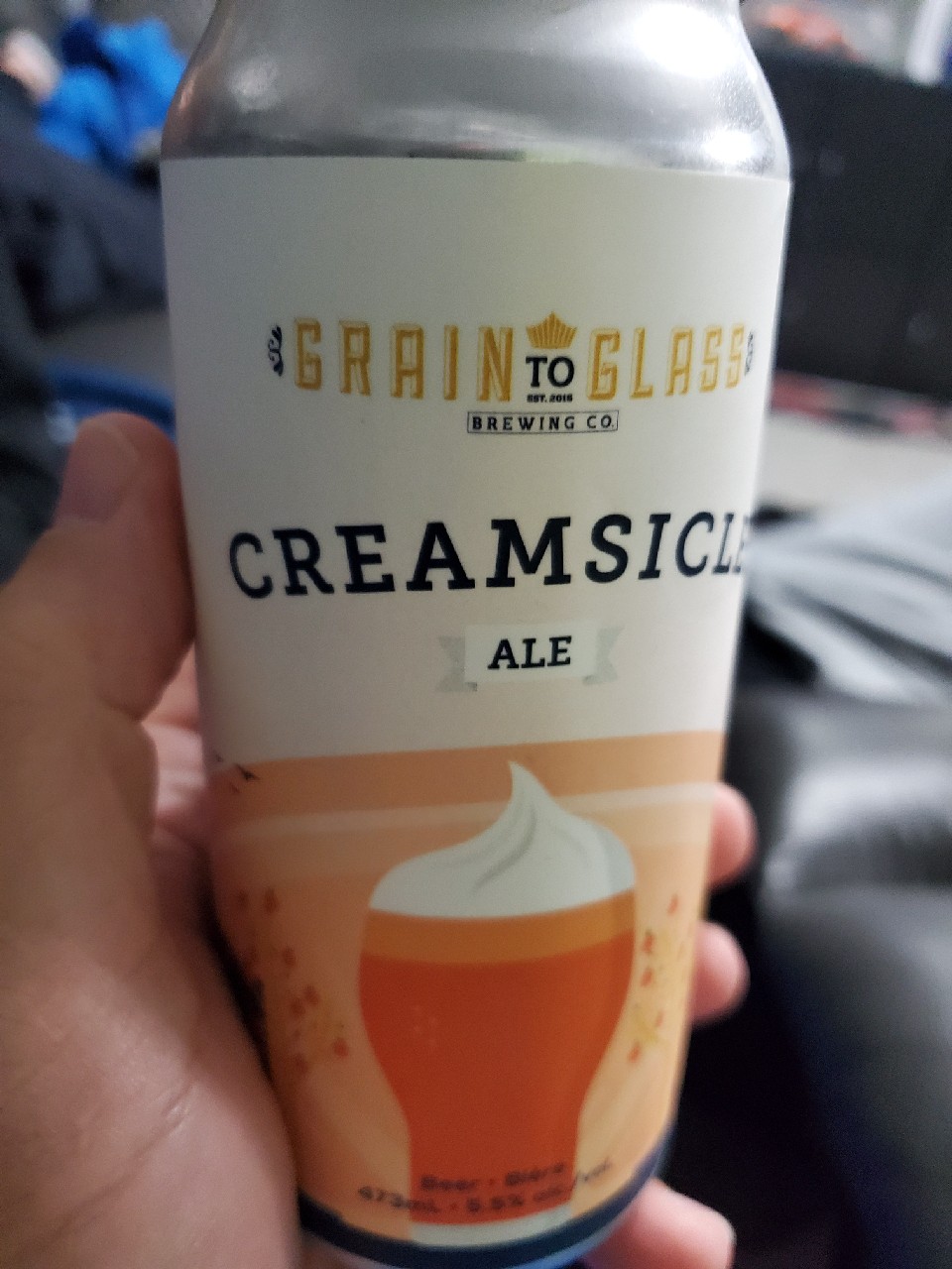 Creamsicle, grain to glass