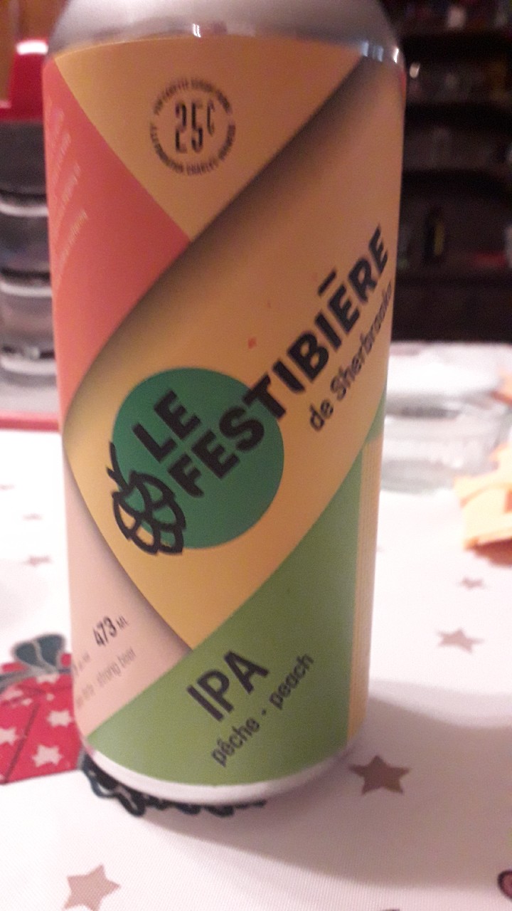 Le Festibière de Sherbrooke Ipa pêche, Canada