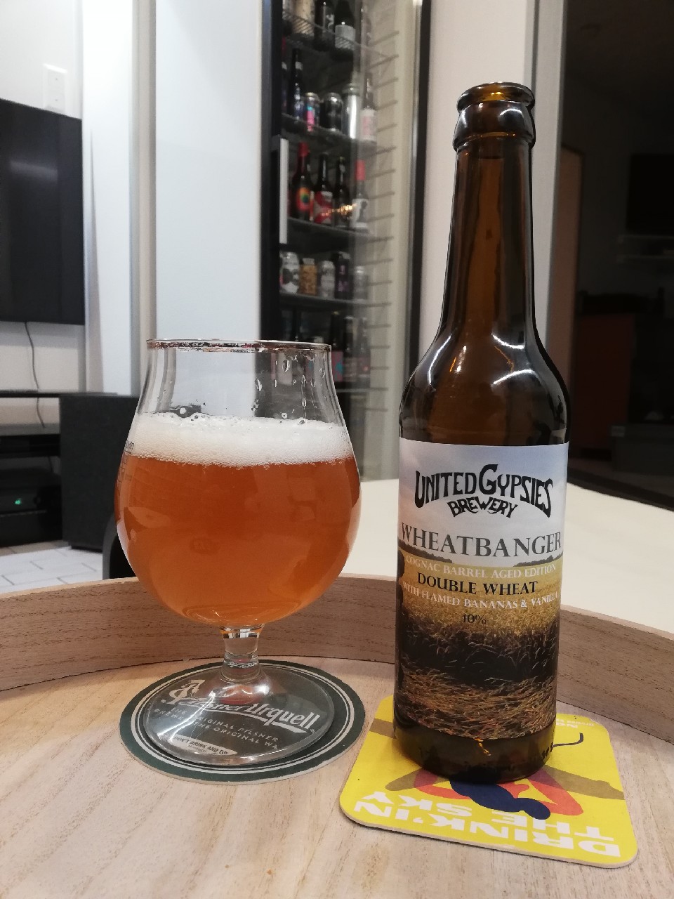 Wheatbanger Double Wheat Cognac Barrel Aged With Flamed Bananas & Vanilla, Finland