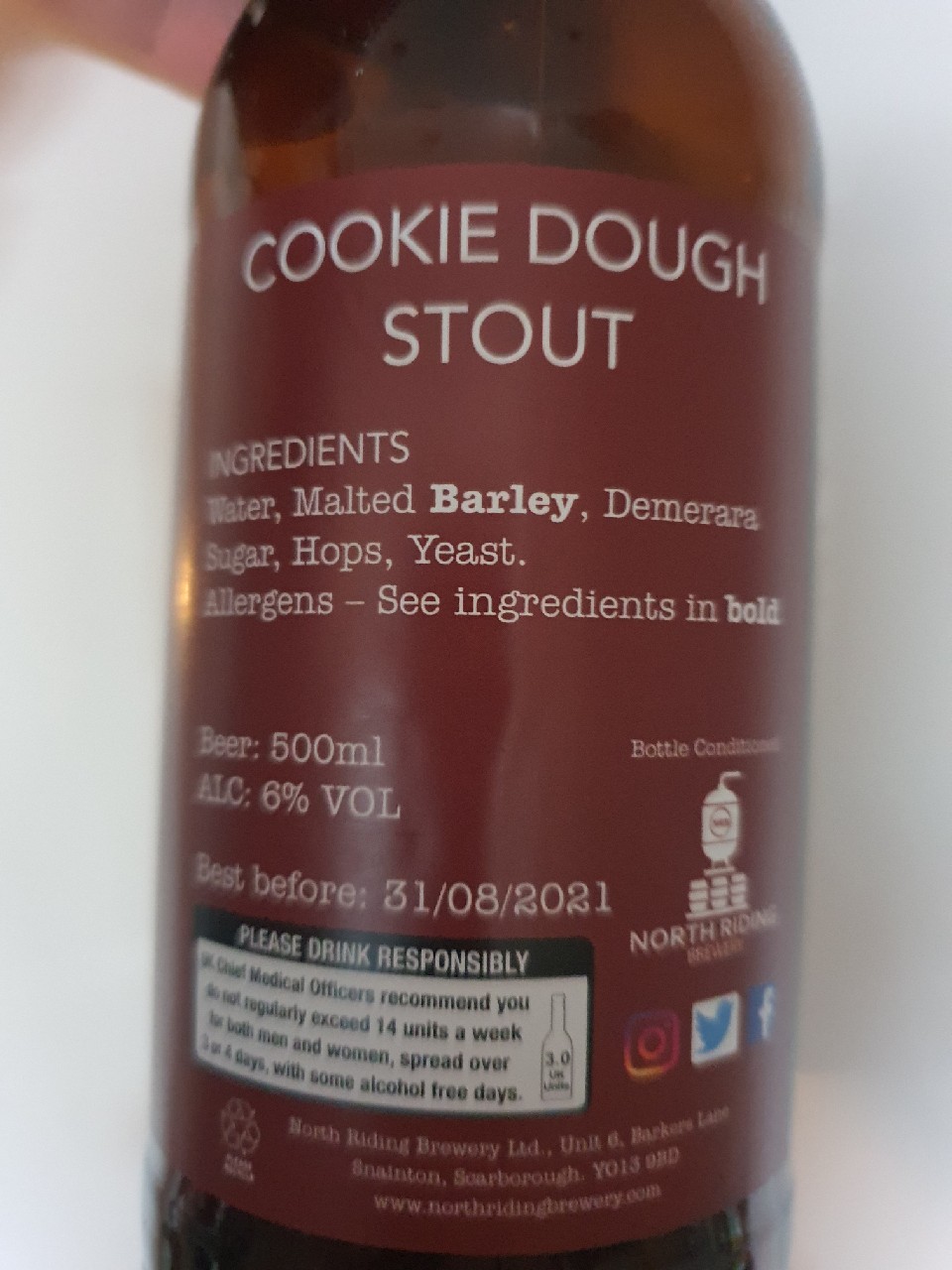 cookie dough, England