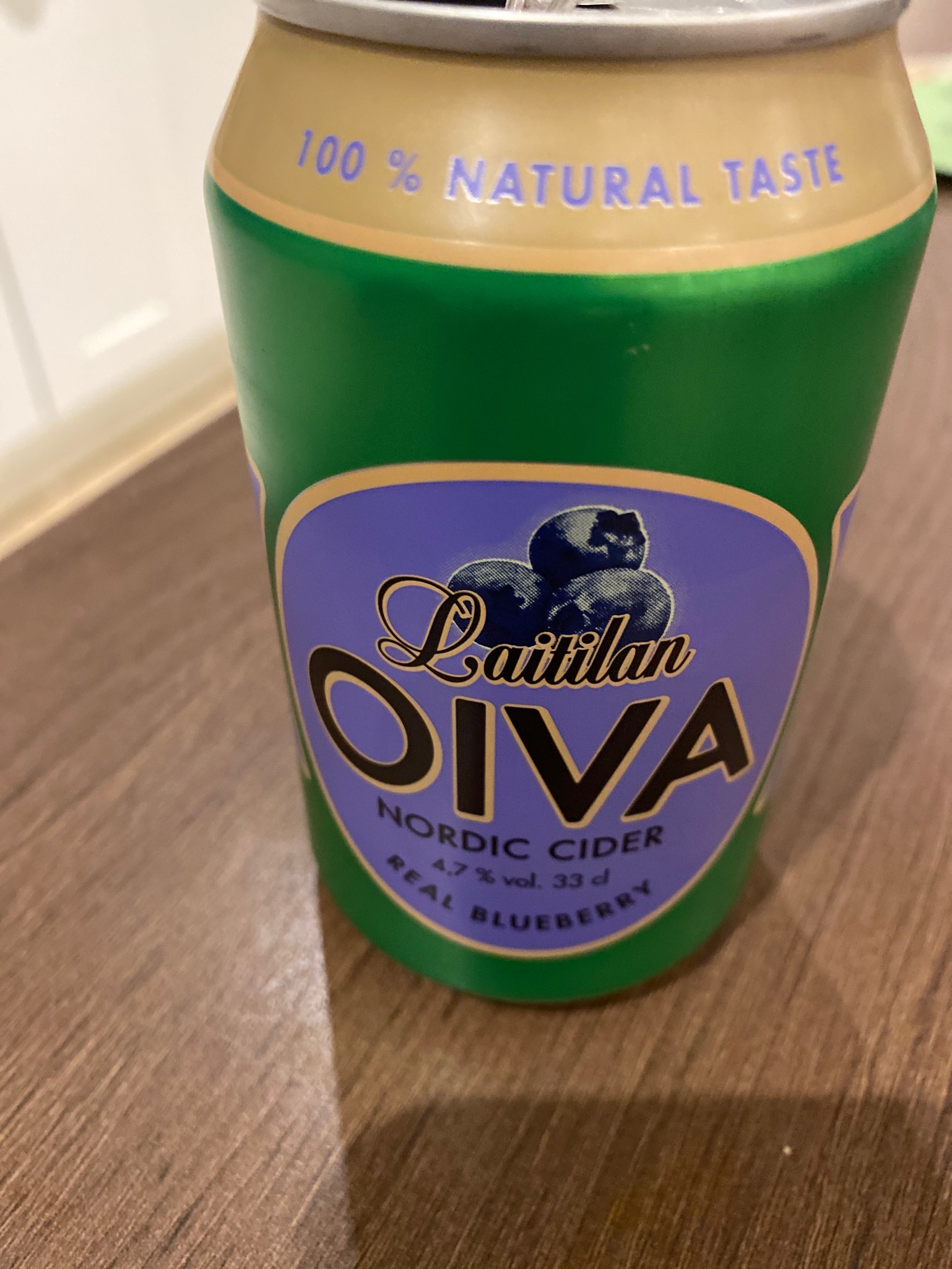 Oiva Real Blueberry Nordic Cider 4,7%, Finland