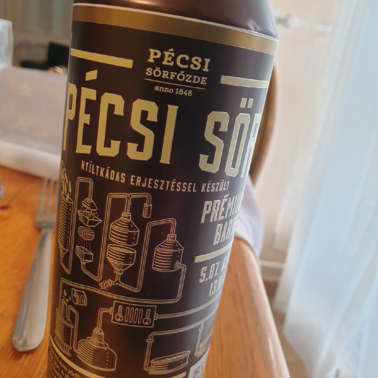 Pécsi Sör Prémium Barna, Hungary