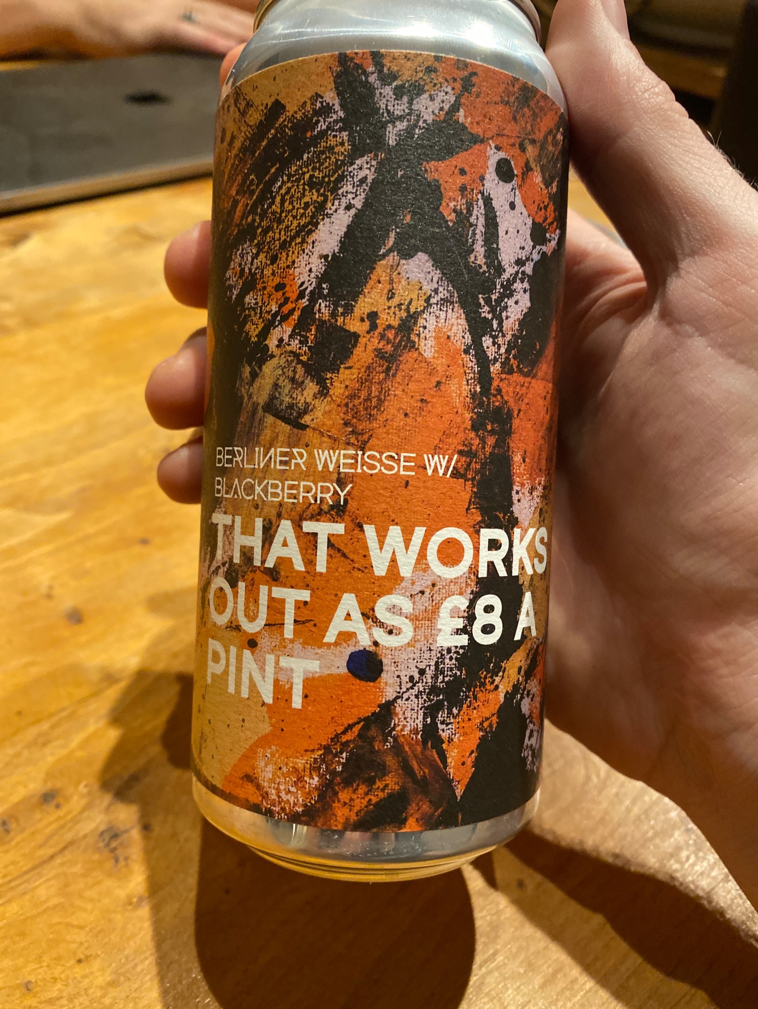 That Works Out As £8 A Pint, Northern Ireland
