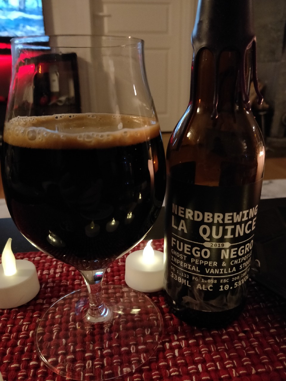 Fuego Negro Ghost Pepper & Chipotle Imperial Vanilla Stout, Sweden