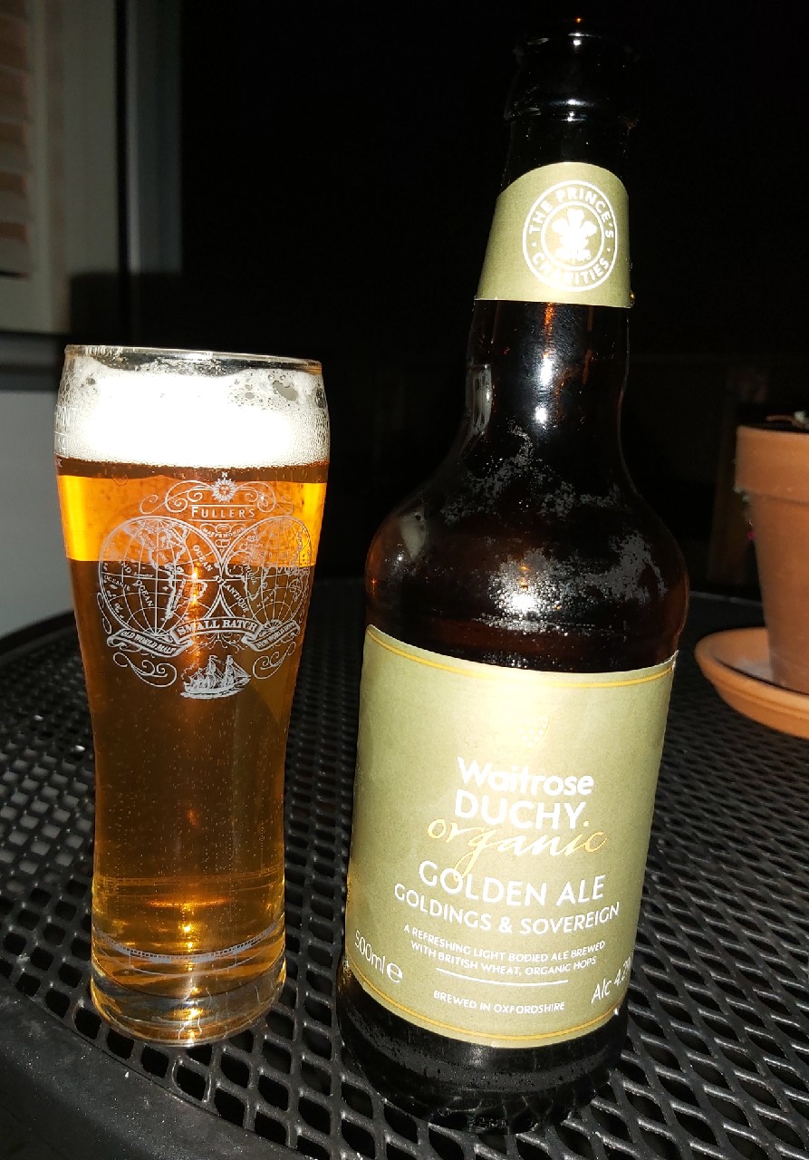 Duchy Organic Golden Ale, England