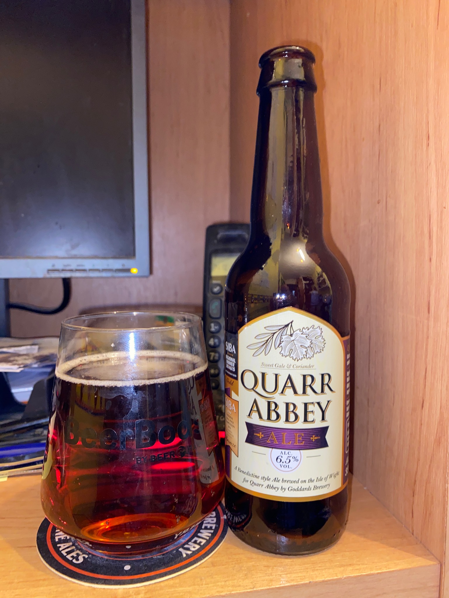 Quarr Abbey Ale, England