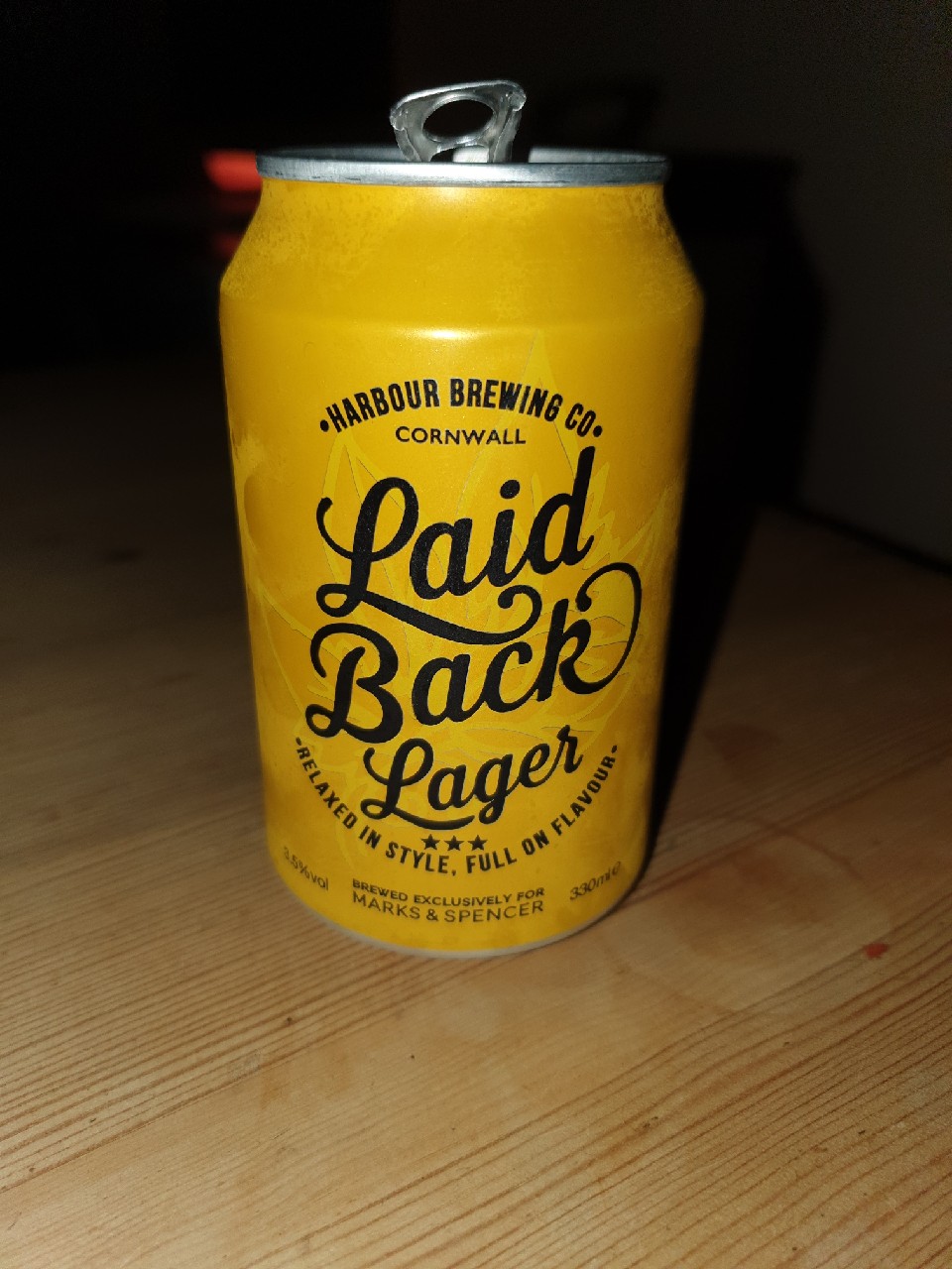 Laid Back Lager, England