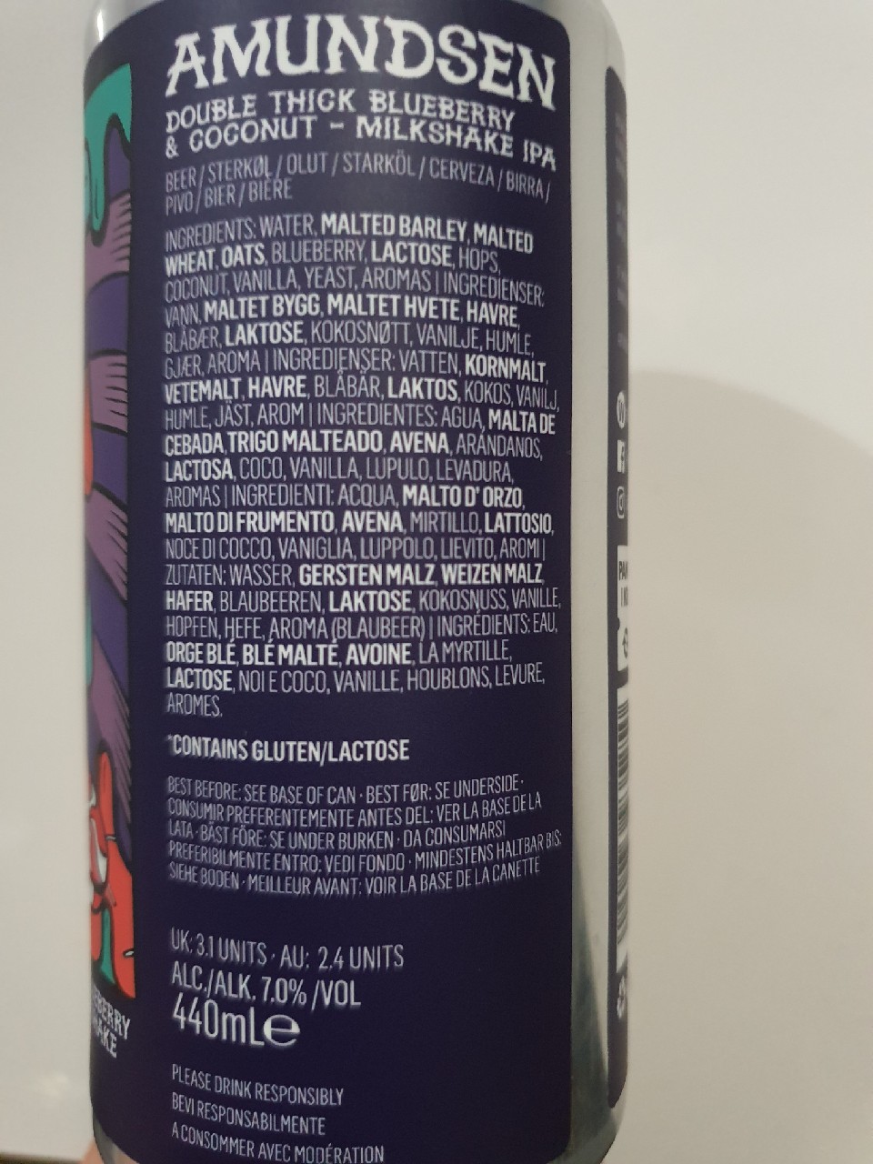 Virtual Reality - Double Thick Blueberry & Coconut Milkshake, Norway