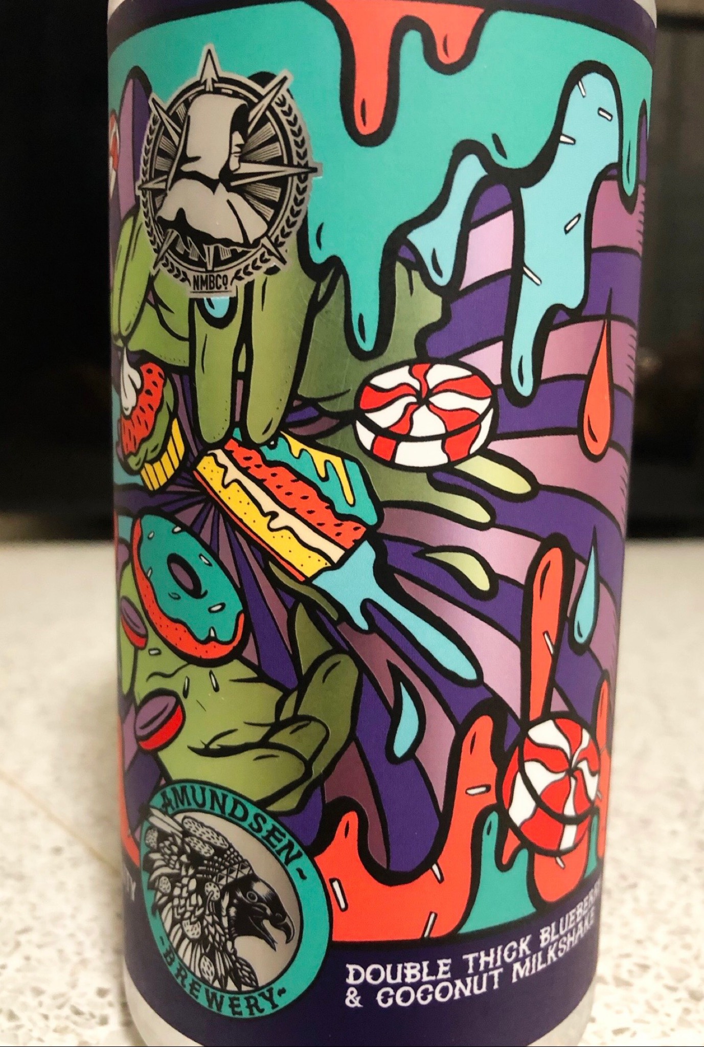 Virtual Reality - Double Thick Blueberry & Coconut Milkshake, Norway