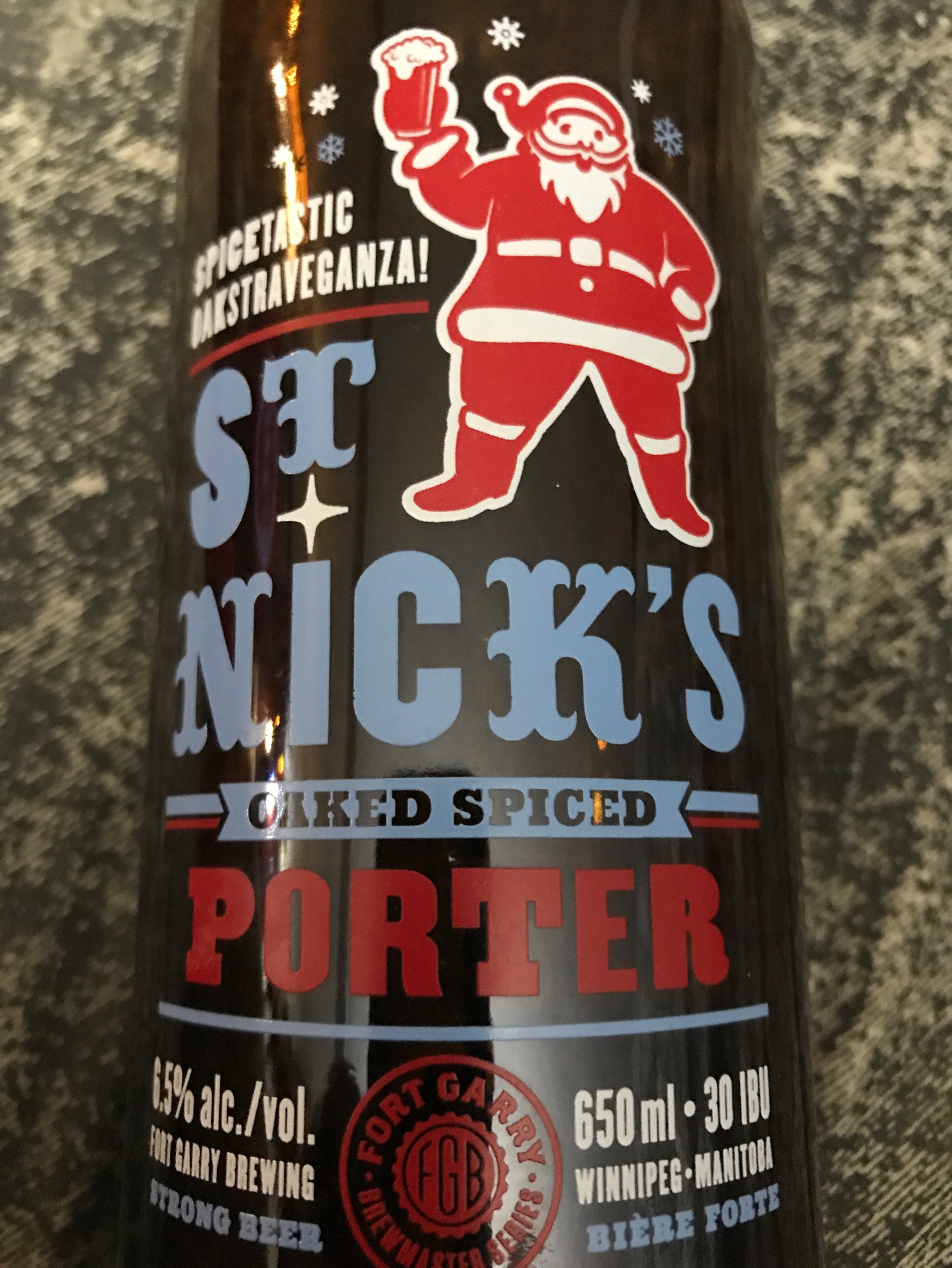 St. Nicks Oak Spiced Porter, Canada