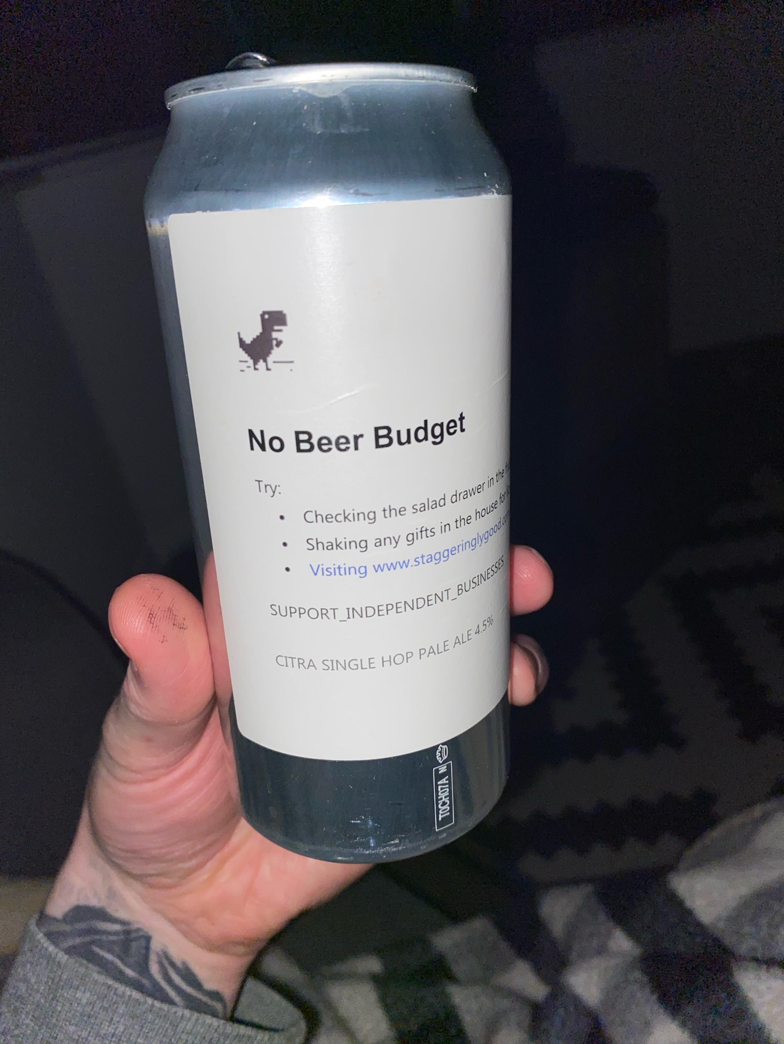 No Beer Budget, England