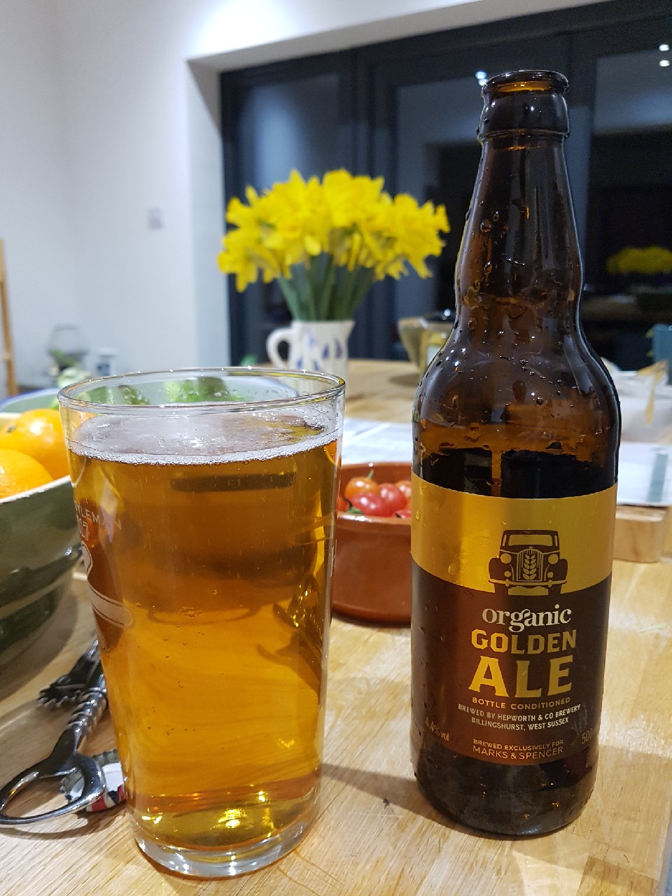 Organic Golden Ale, England